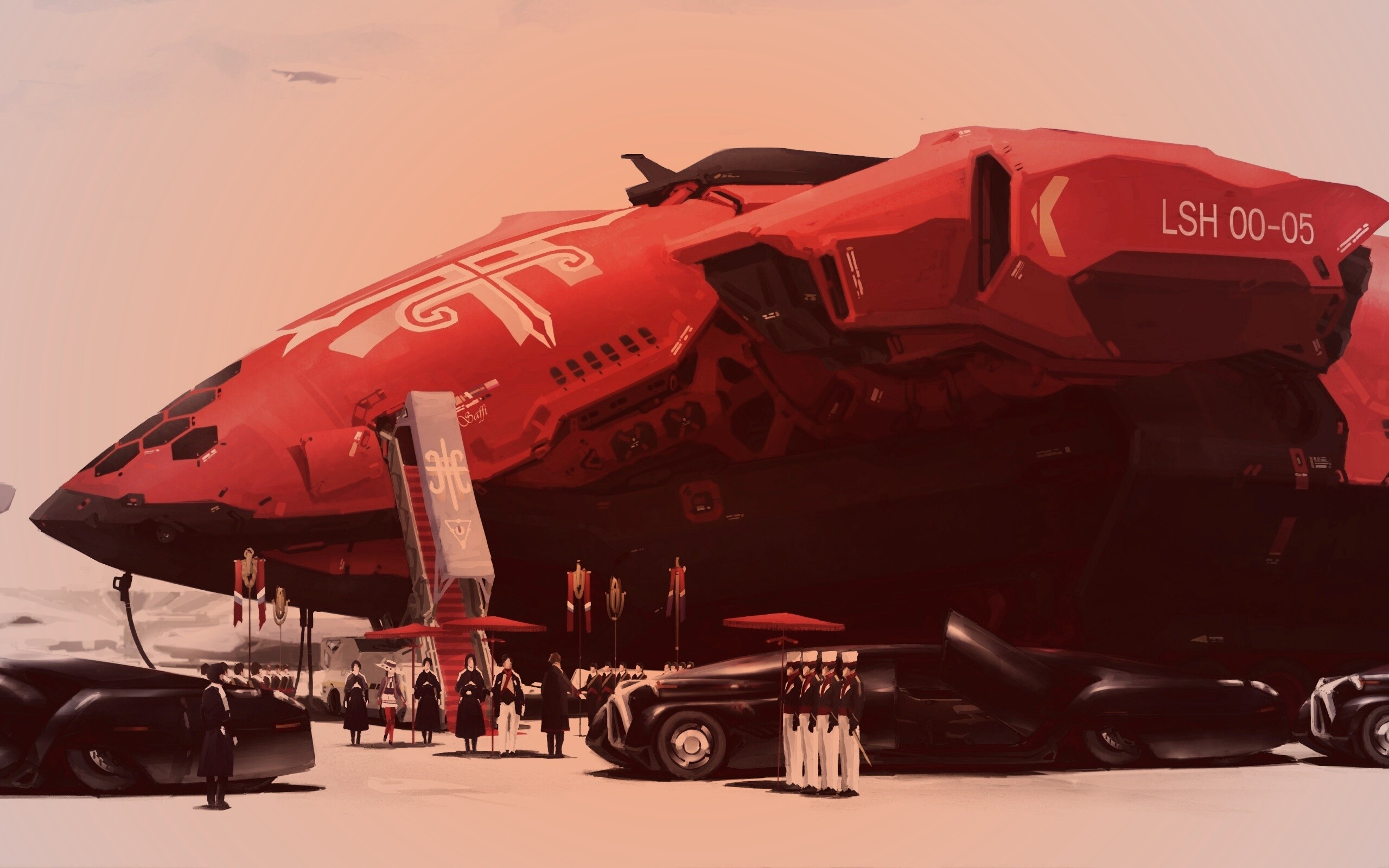 Встреча инопланетных гостей обои