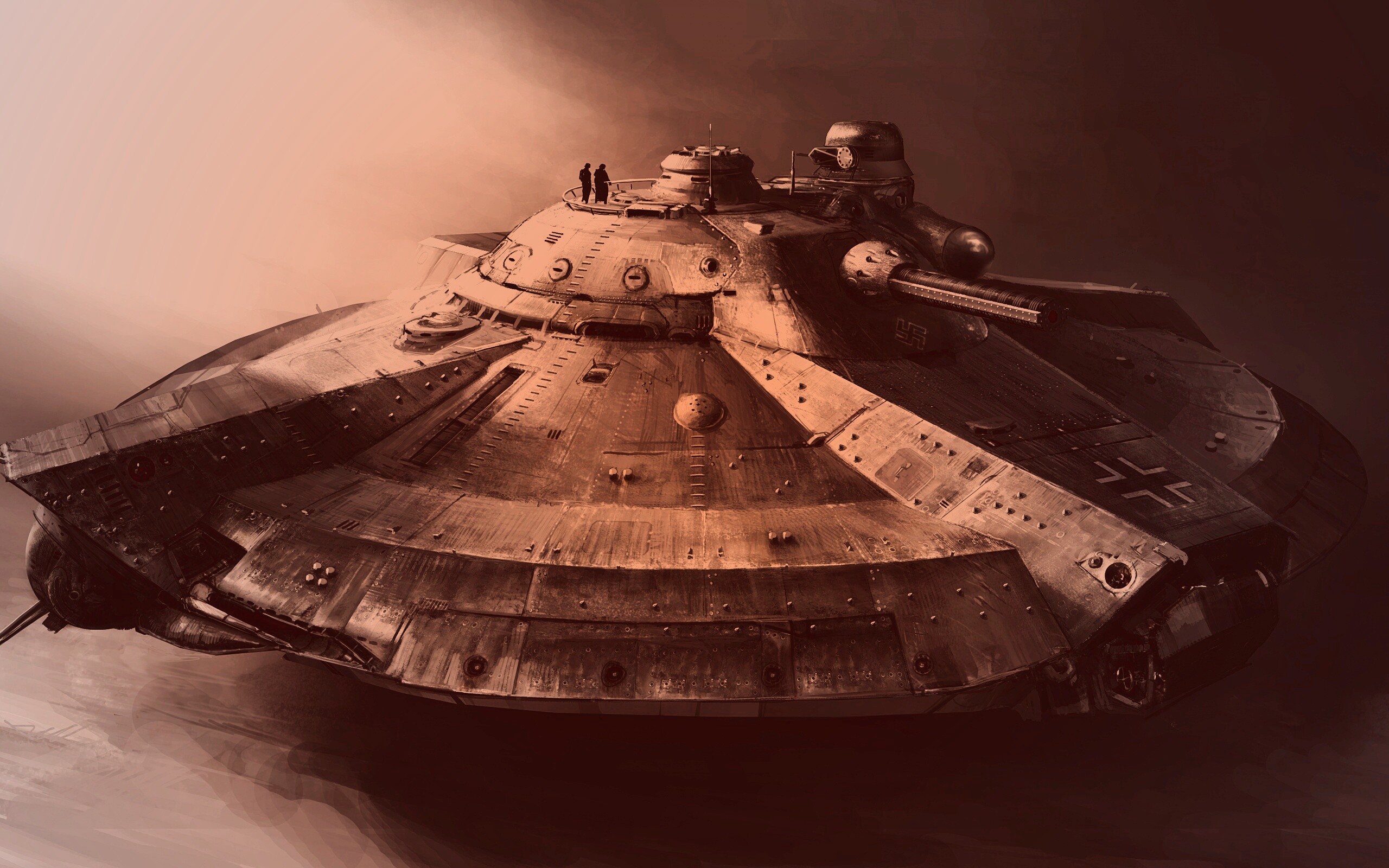 Летающая тарелка. Разработка Рейха. обои