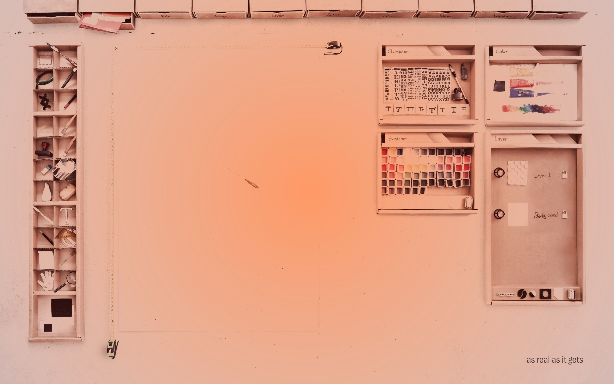 Фотошоп в реальности обои