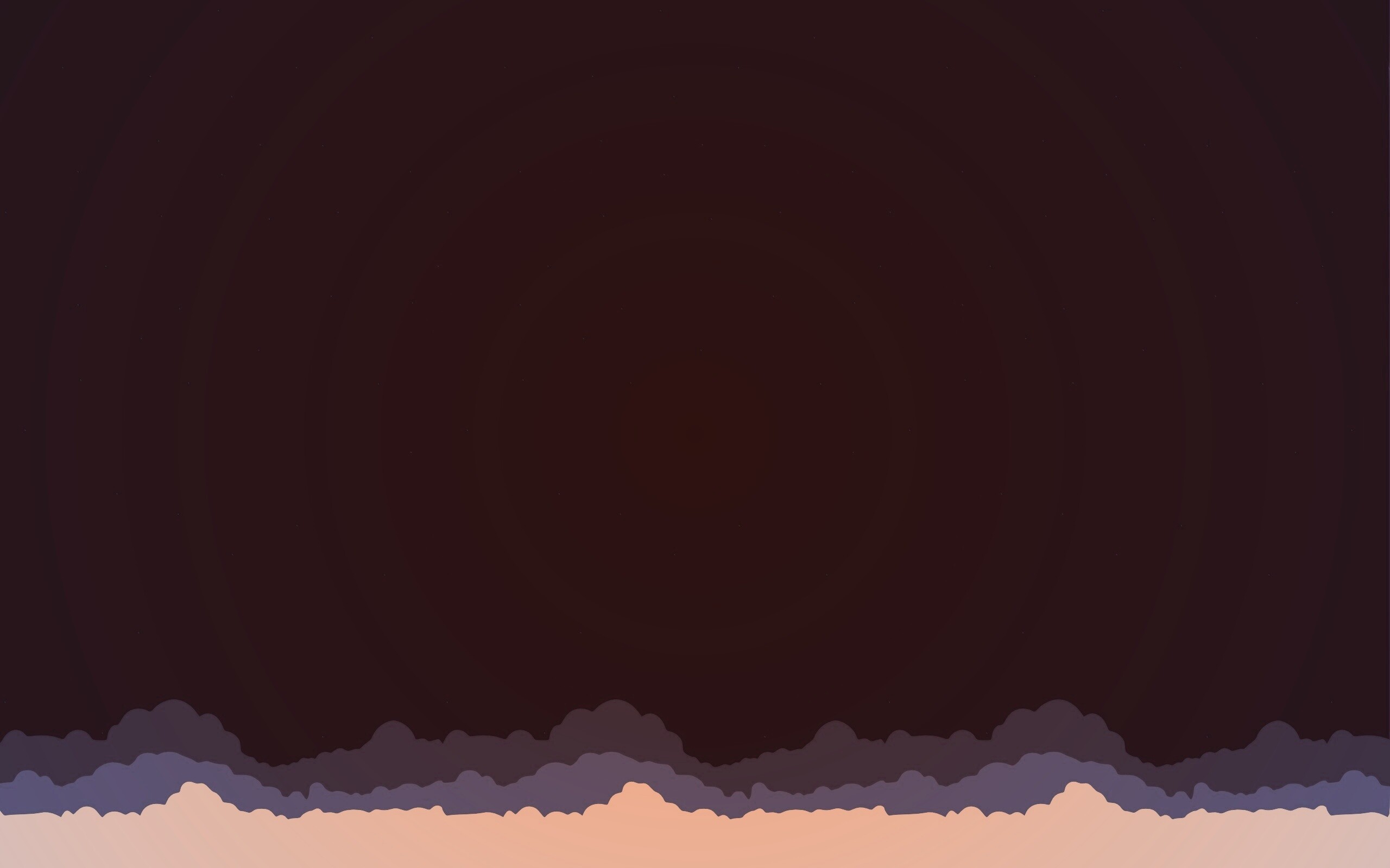 Над облаками в векторном стиле обои