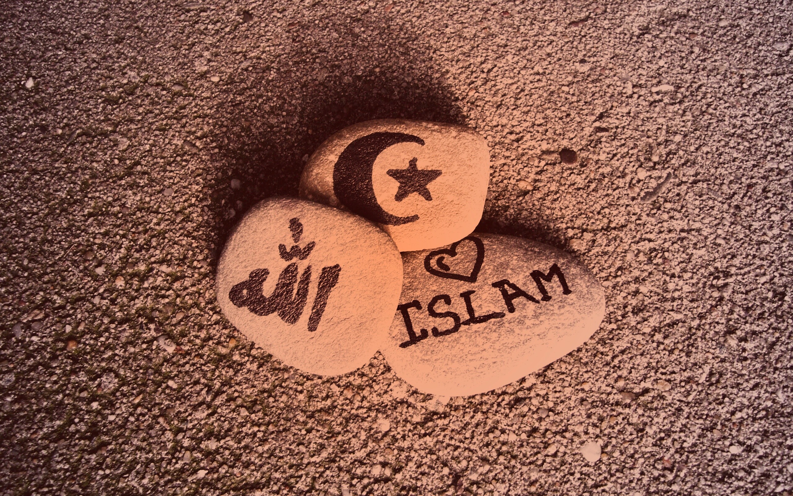 Религия на камнях обои