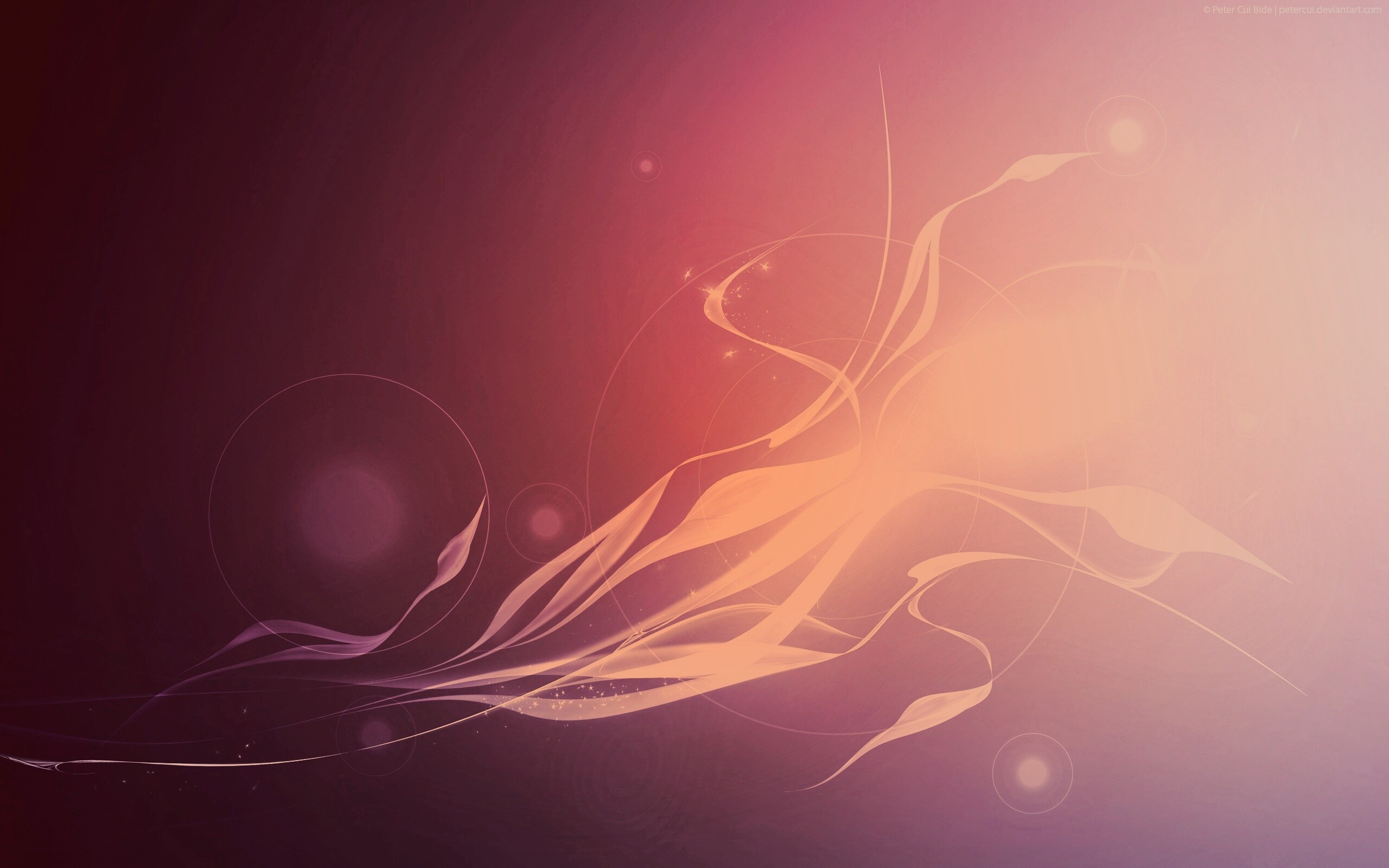 Лёгкая сиреневая абстракция обои