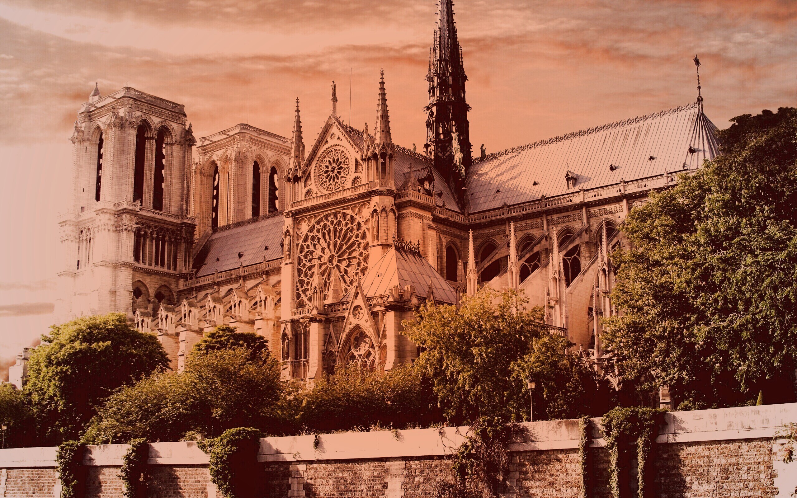Собор парижской Богоматери обои