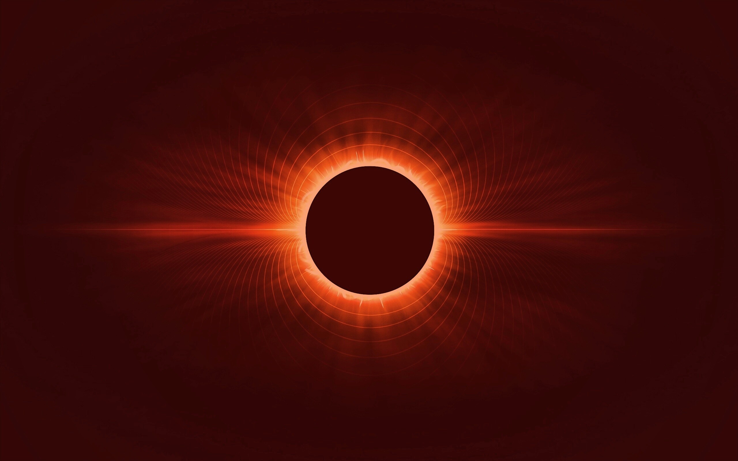 Солнецное затмение обои