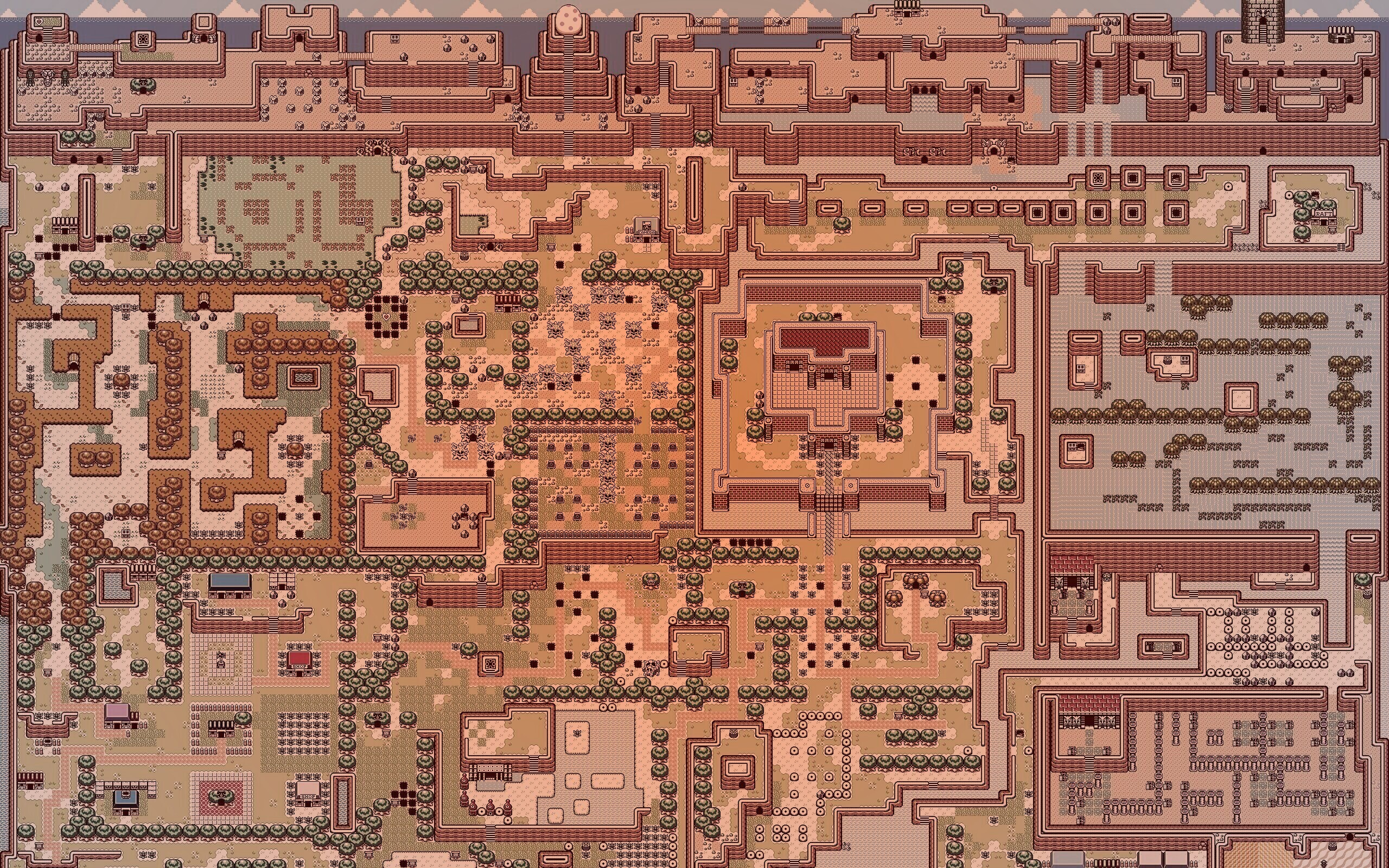 Пиксельный мир обои