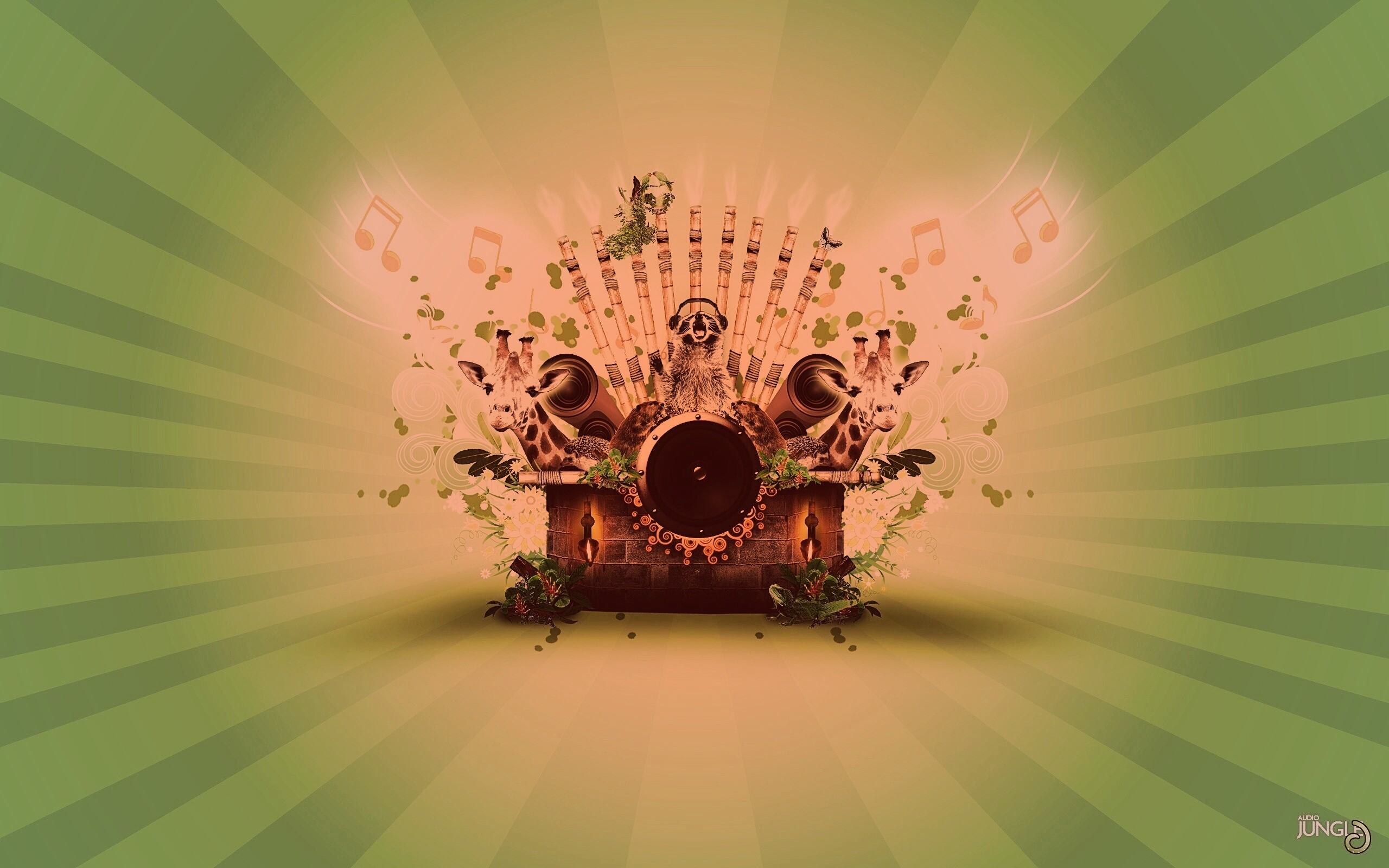 Музыка джунглей обои