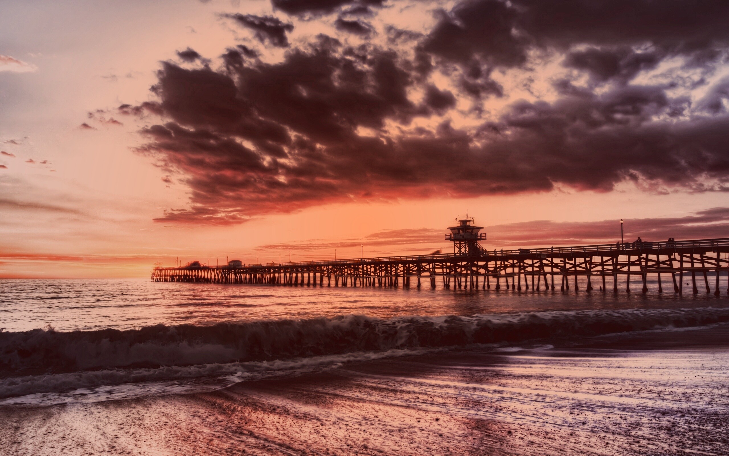 Морской прилив обои