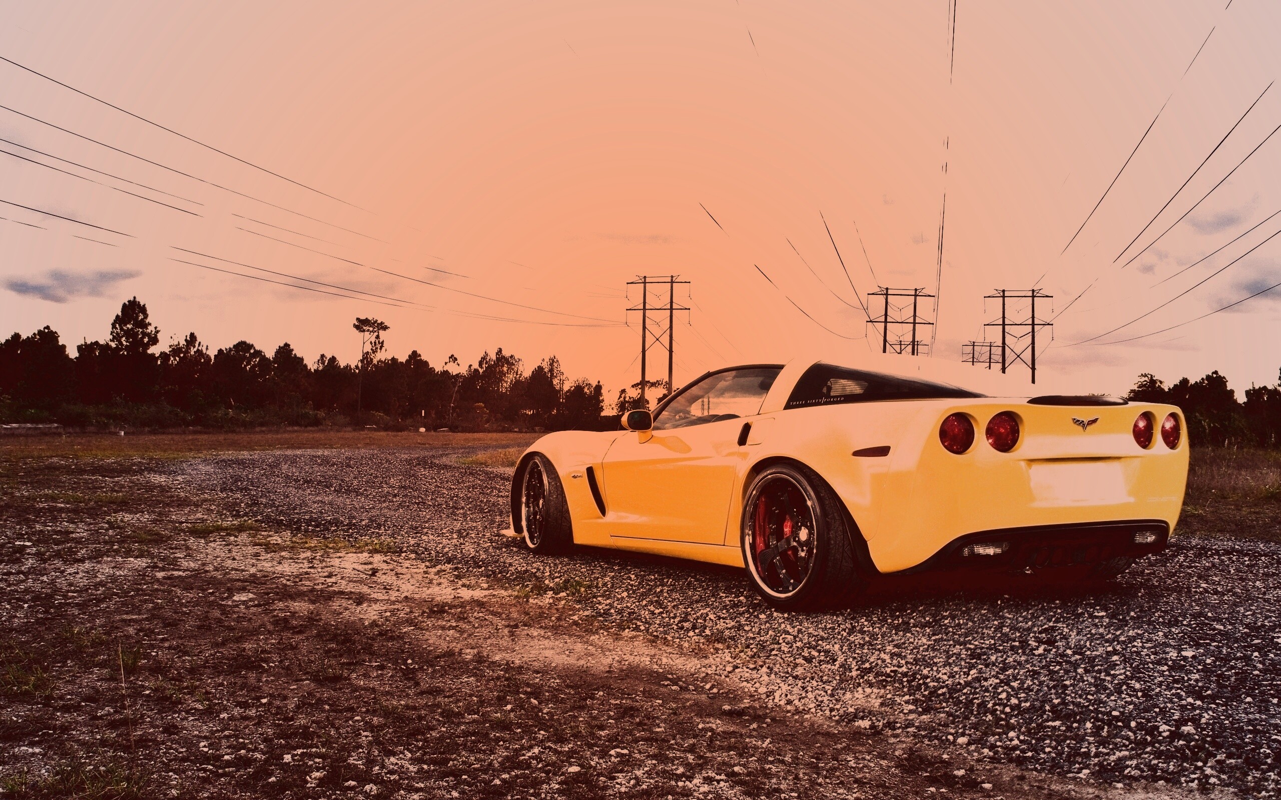 Chevrolet corvette обои