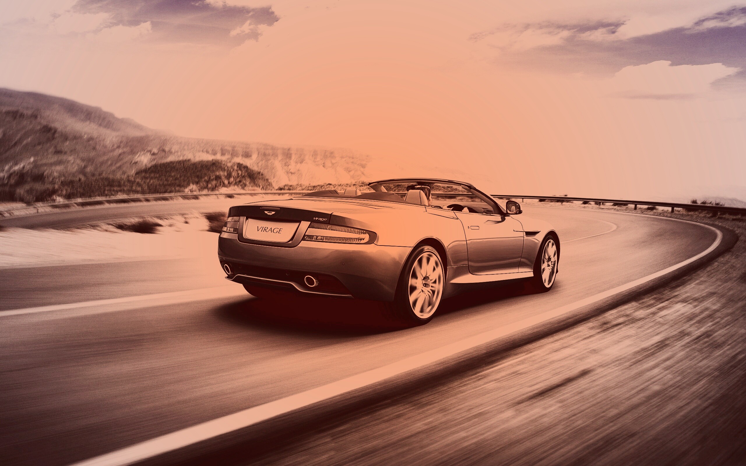 Астон кабриолет обои