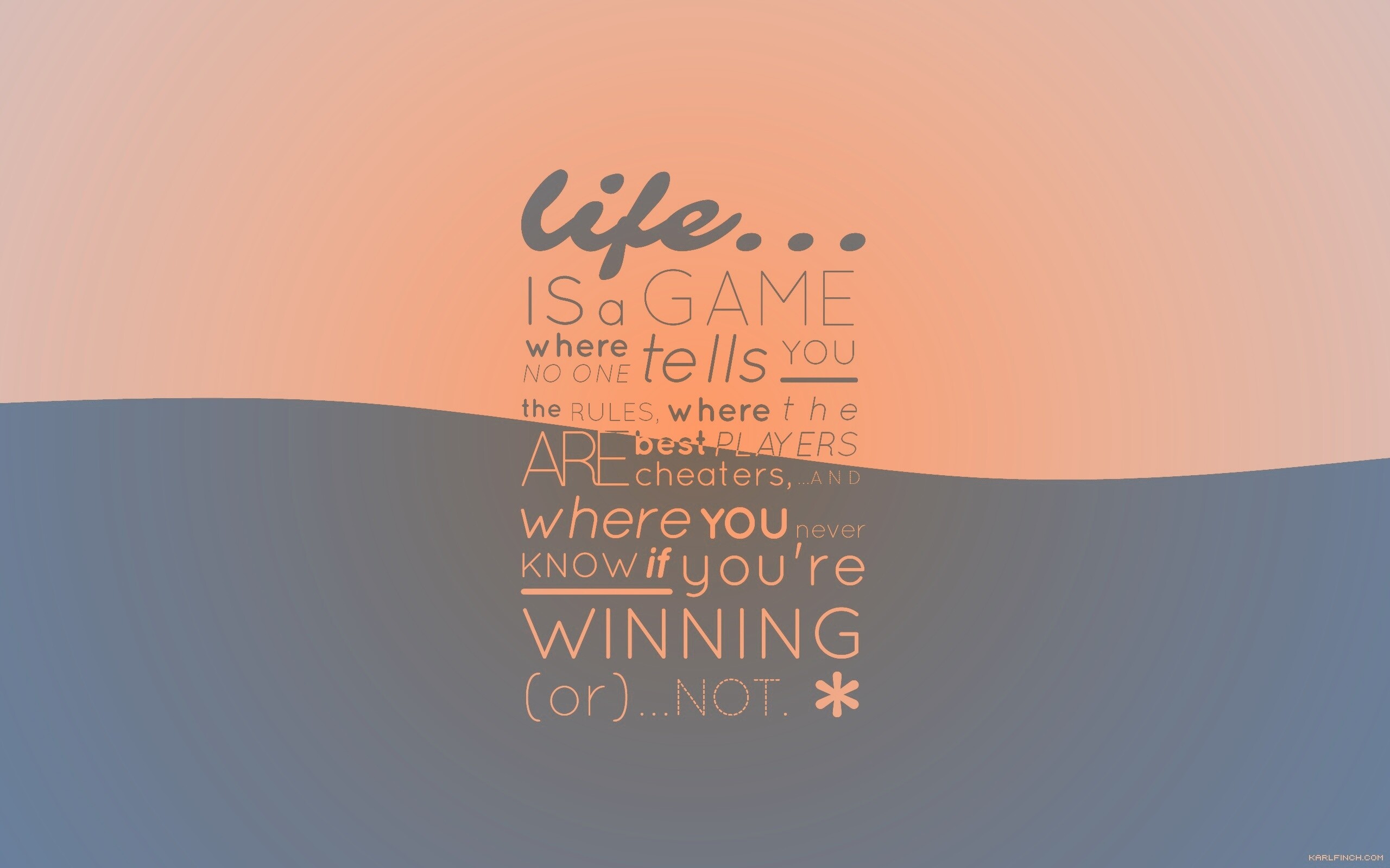 Жизнь - игра обои