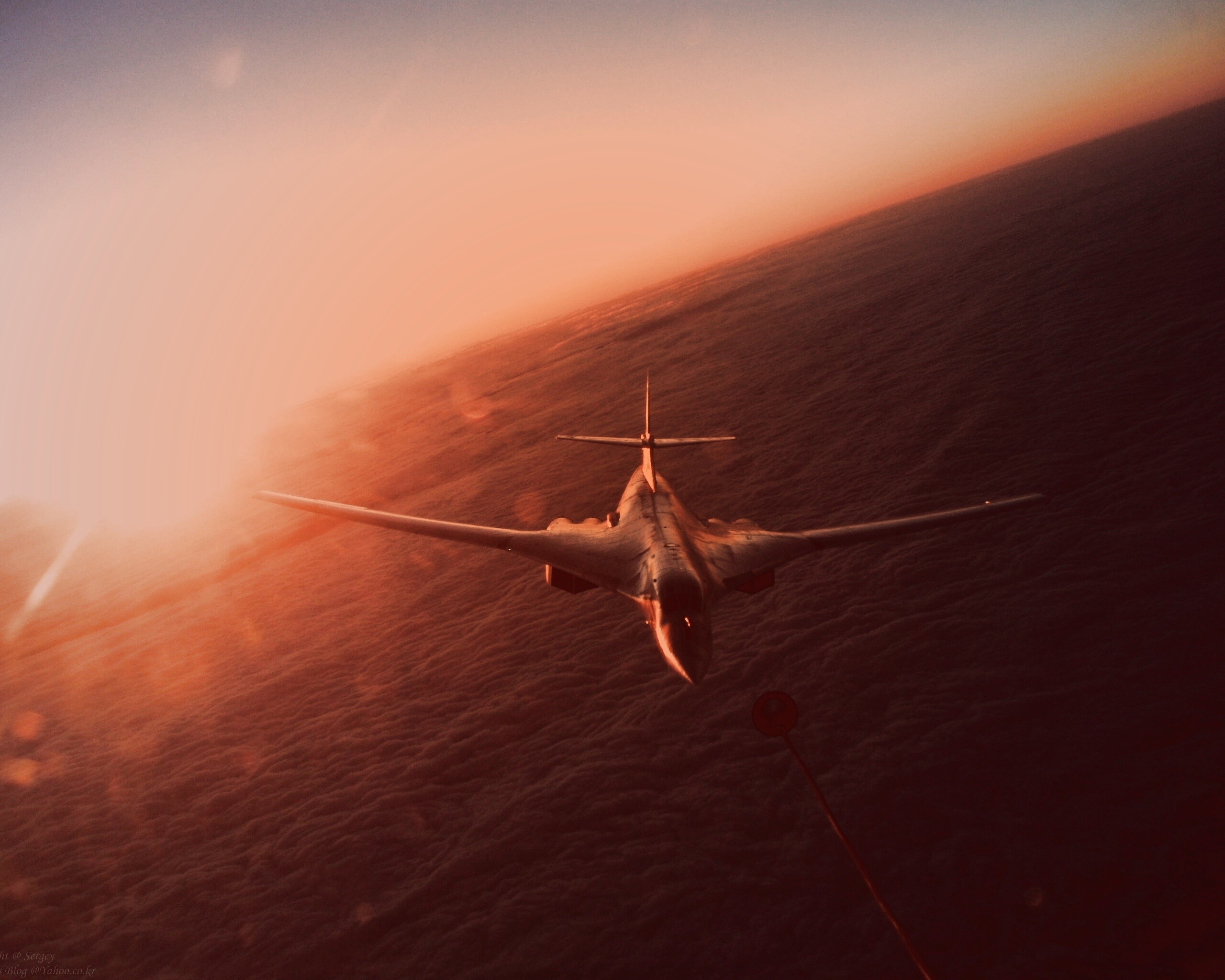 Ту 160 над облаками обои