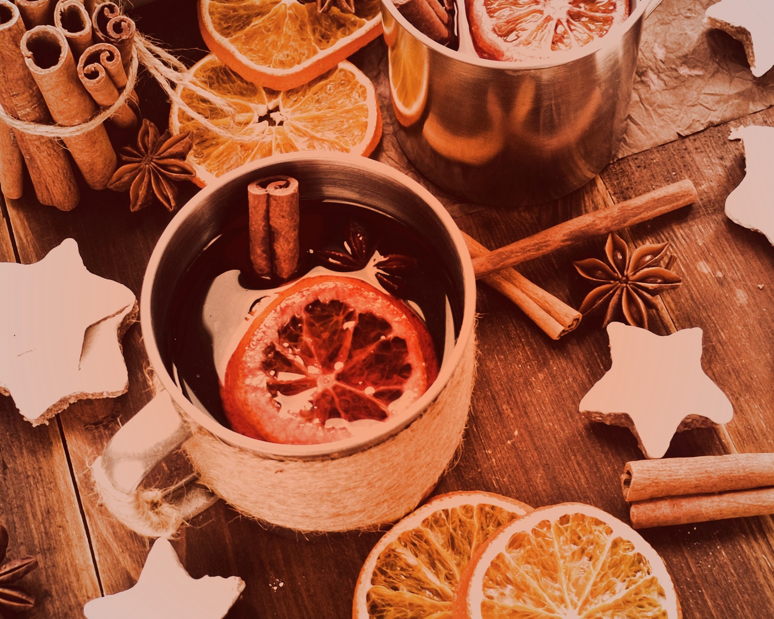 Уютный глинтвейн обои