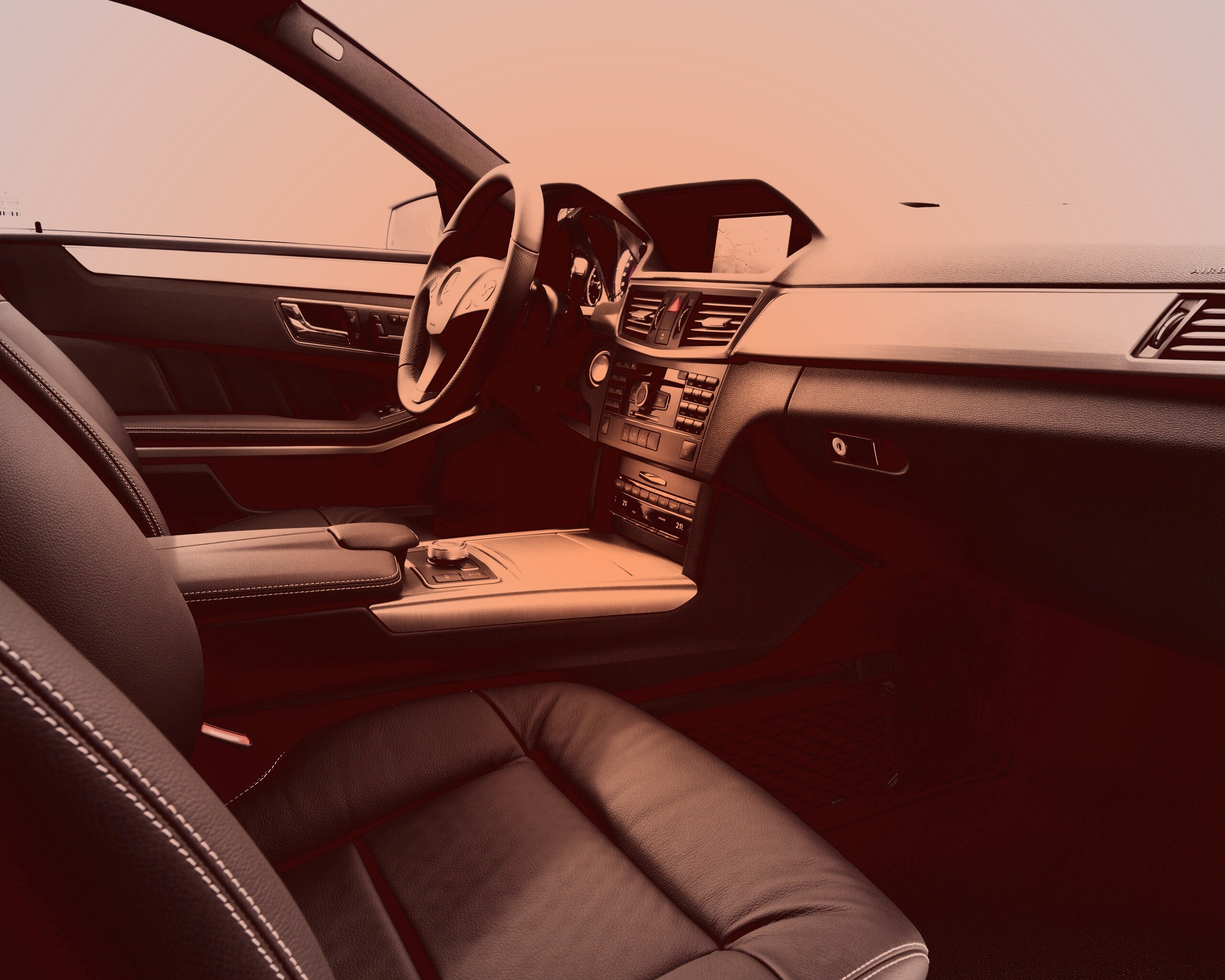 Салон мерседеса обои