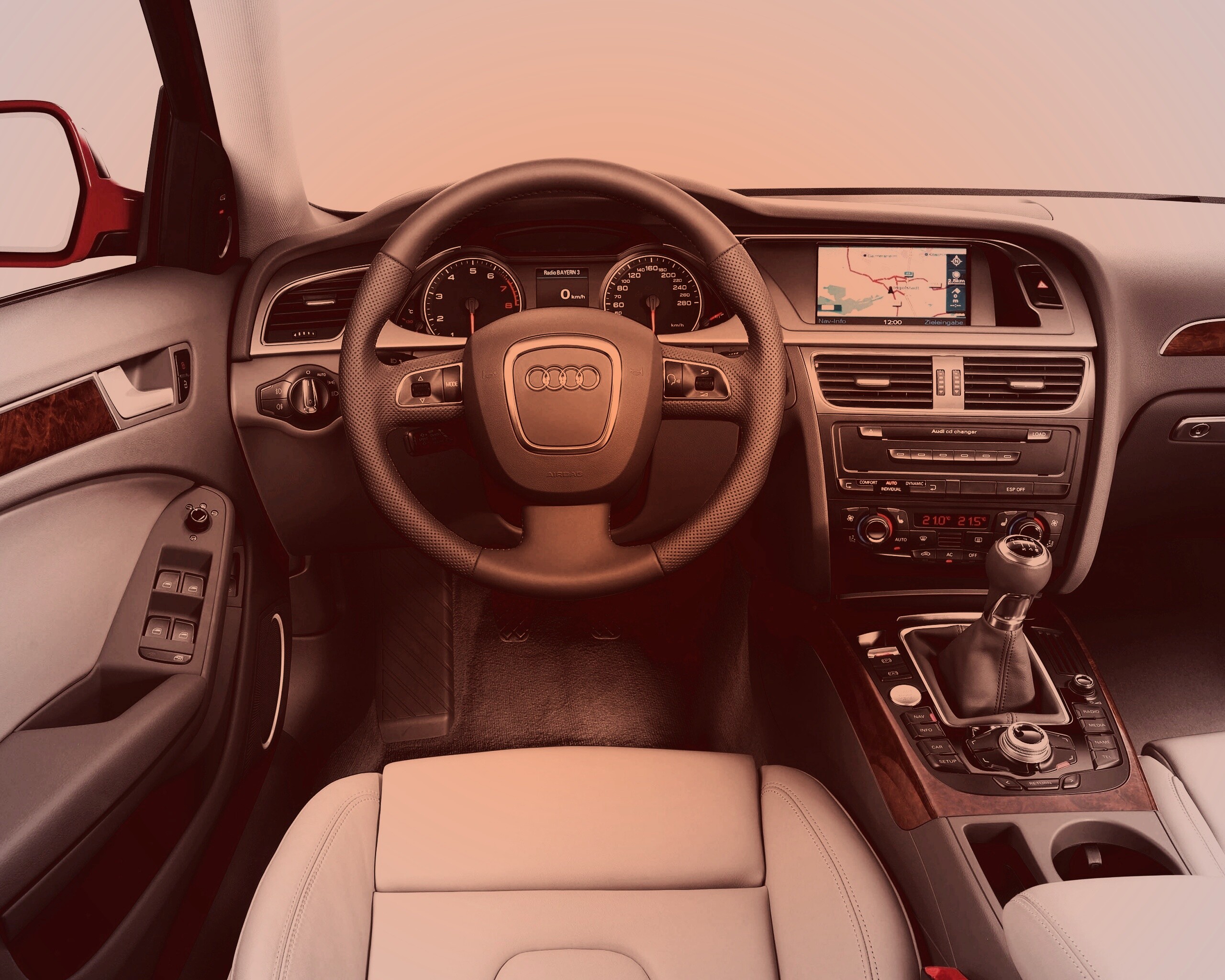 Салон ауди обои