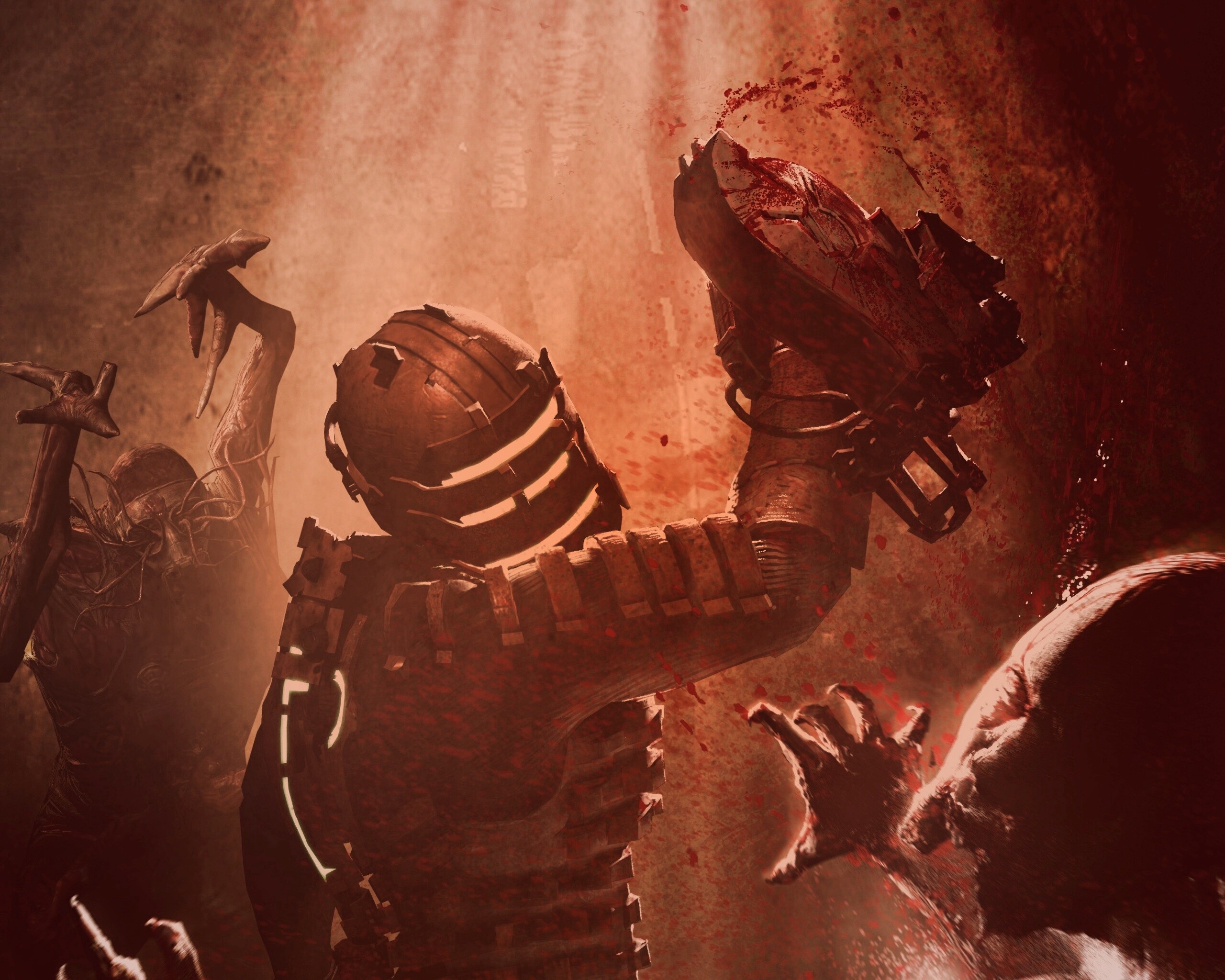 Айзек Кларк выпилил монстра обои