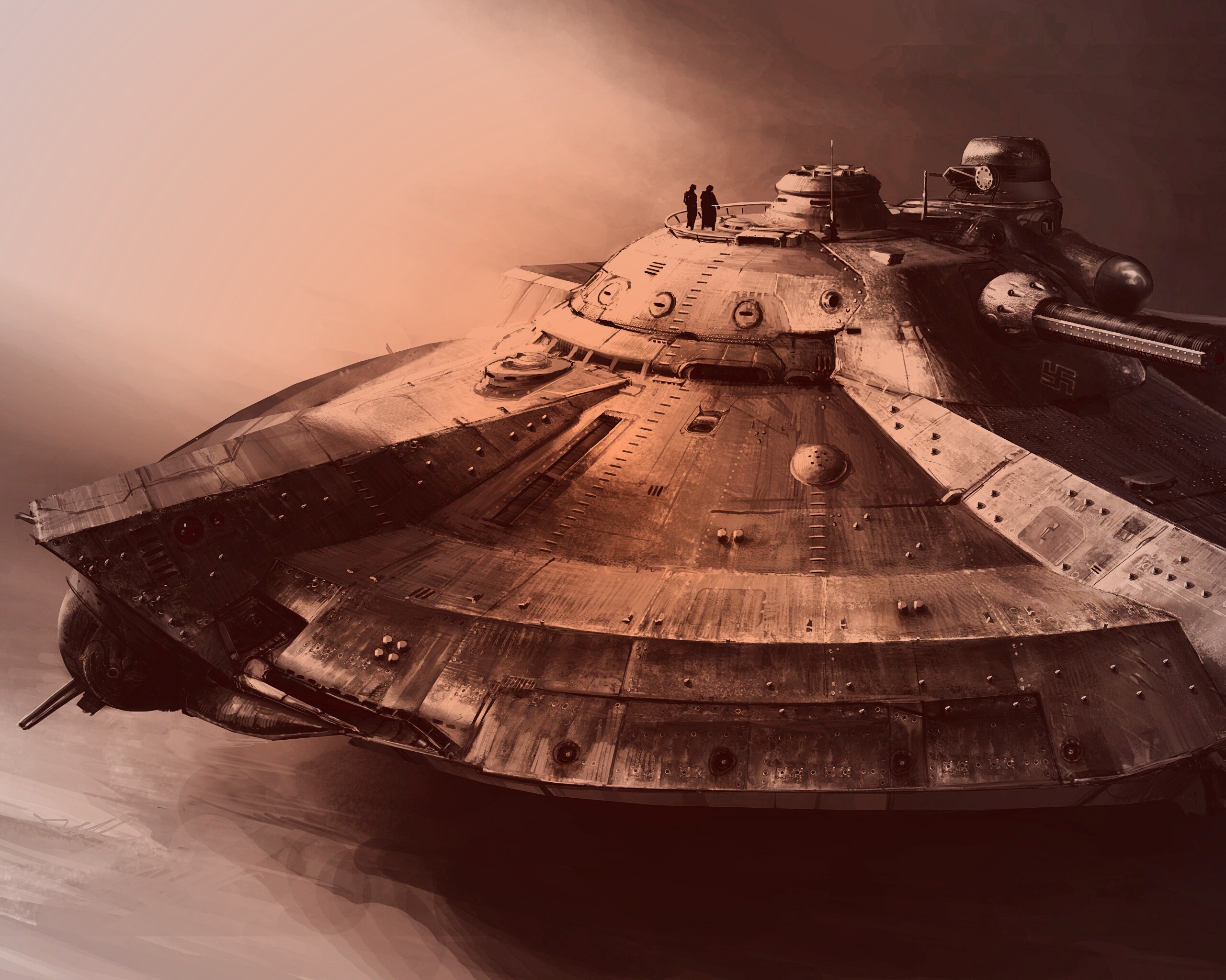 Летающая тарелка. Разработка Рейха. обои