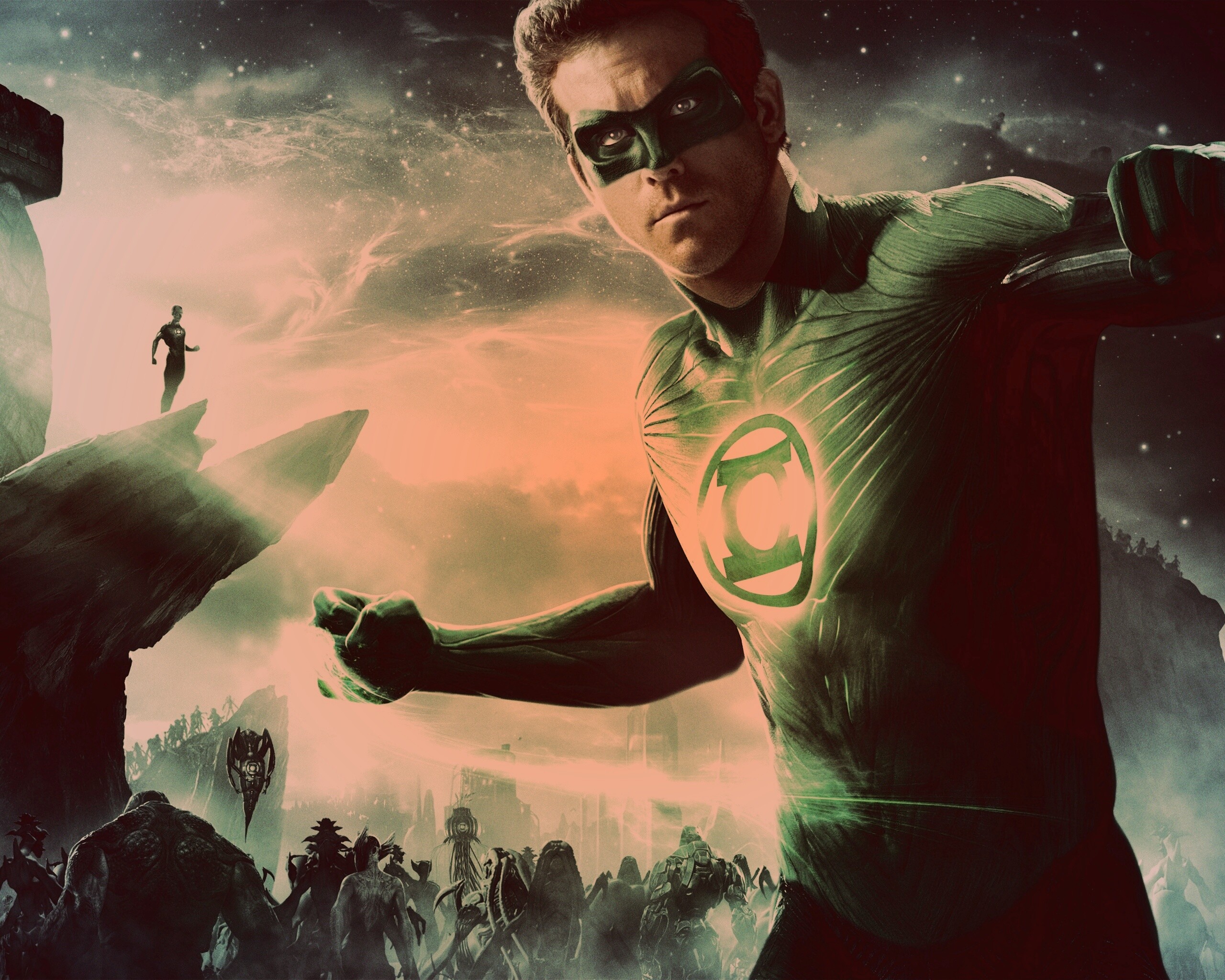 Зелёный фонарь обои