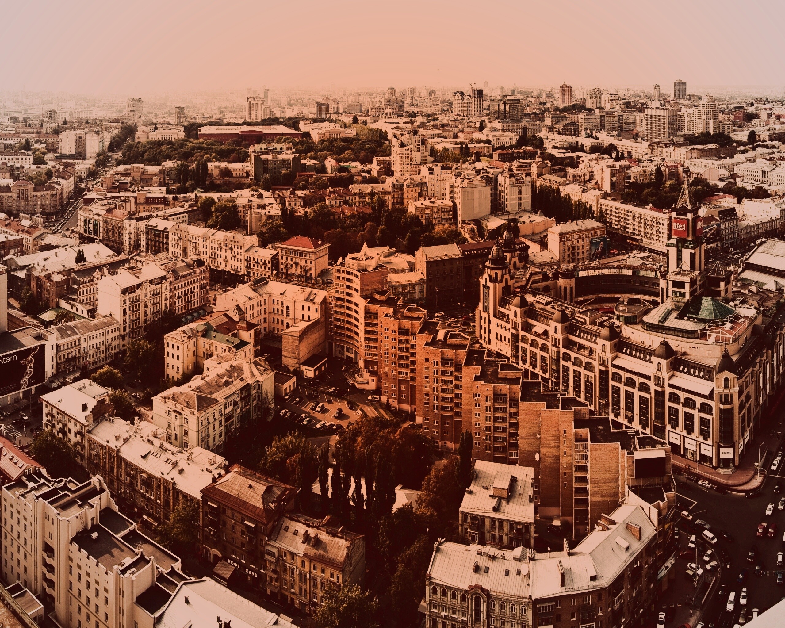 Киевская панорама обои