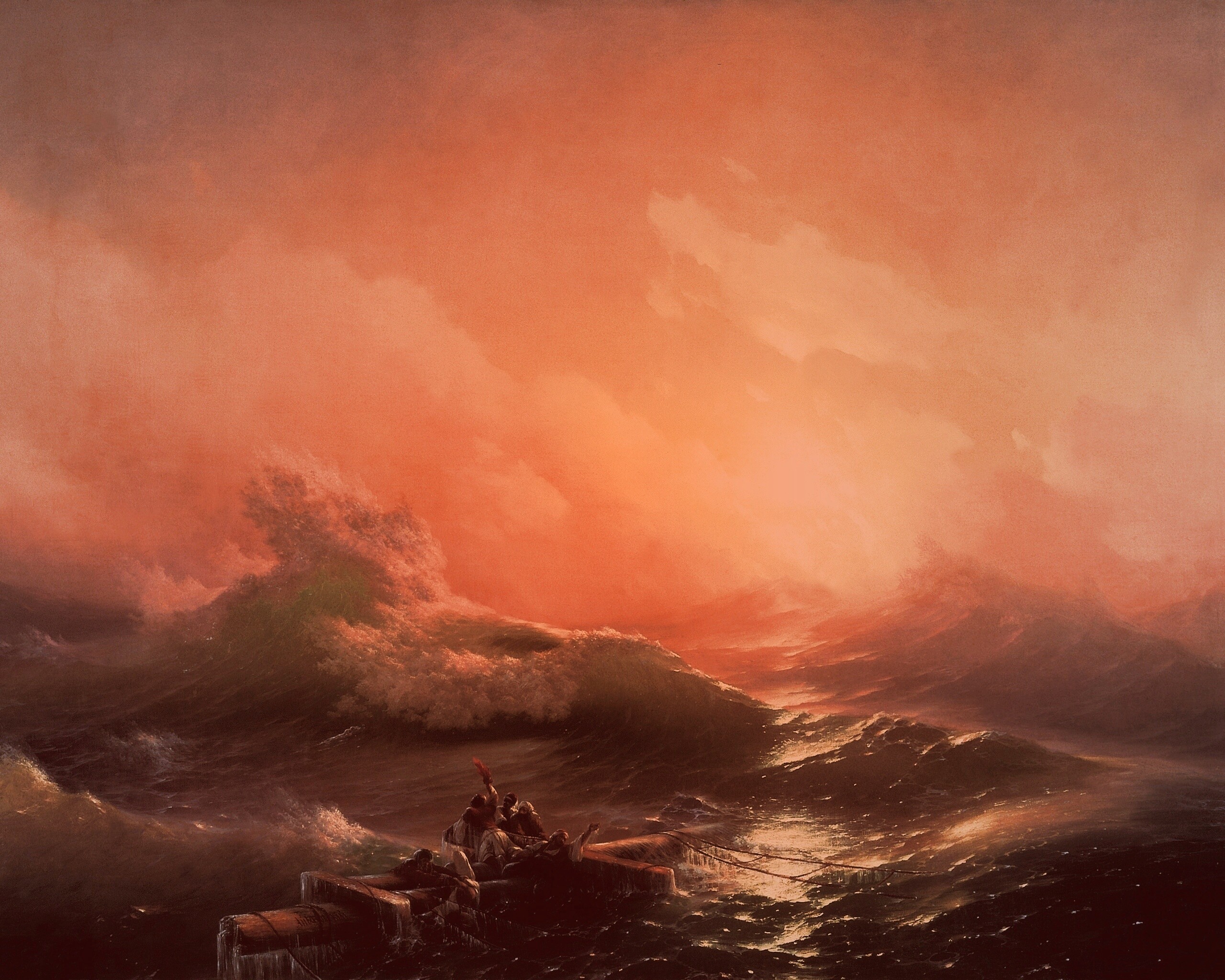 Айвазовский: Девятый вал обои