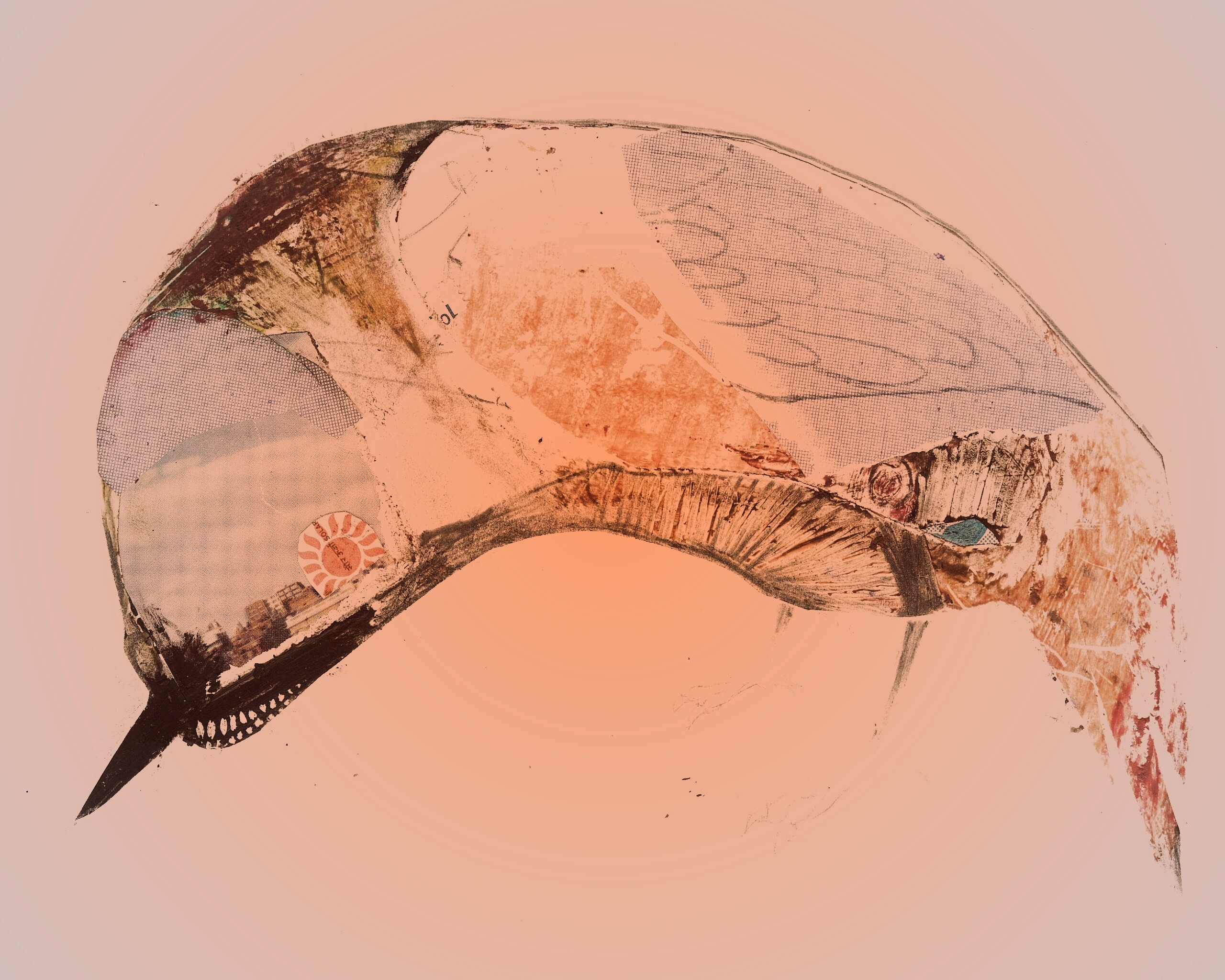 Аппликация Стефана Томпсона "Птица" обои