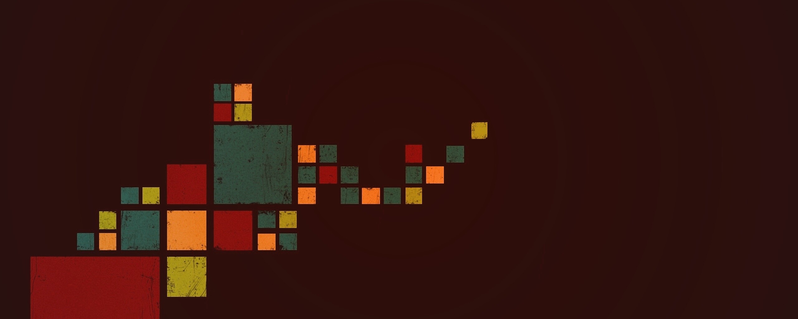 Цветные кубы обои