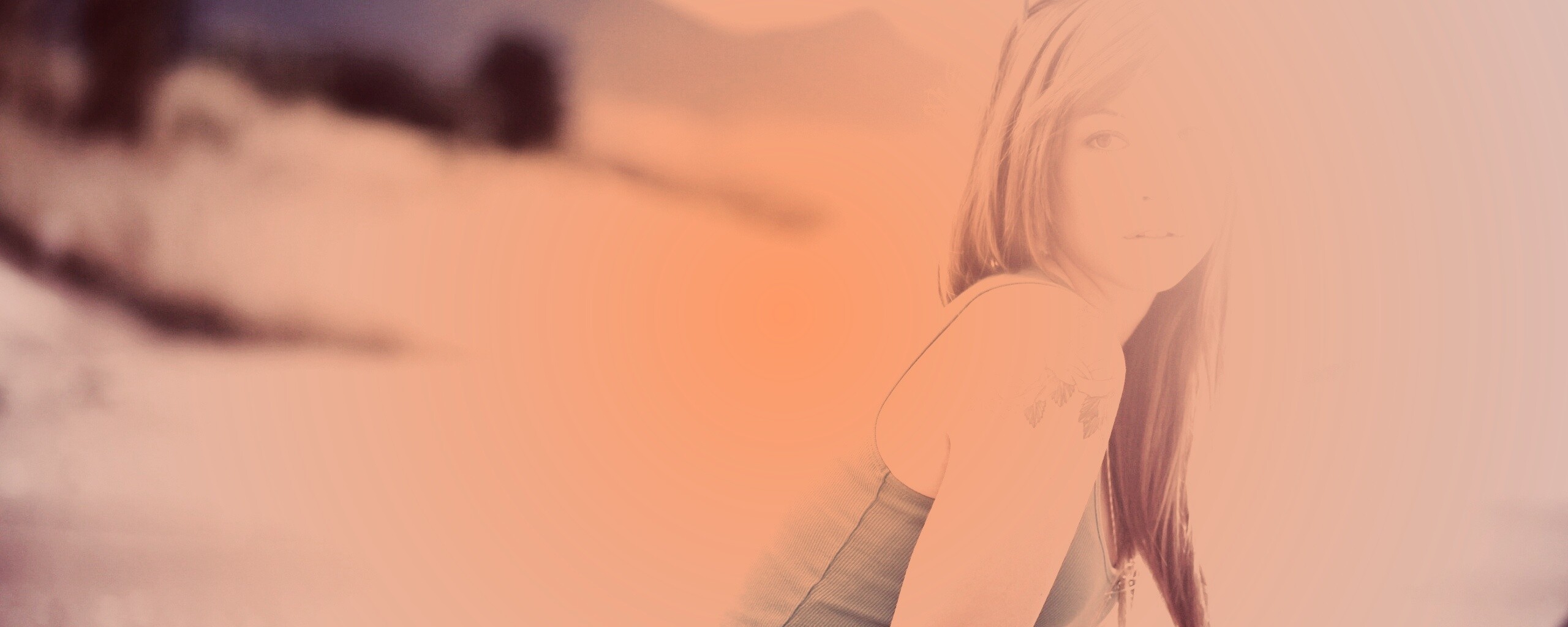 Синяя кофточка обои