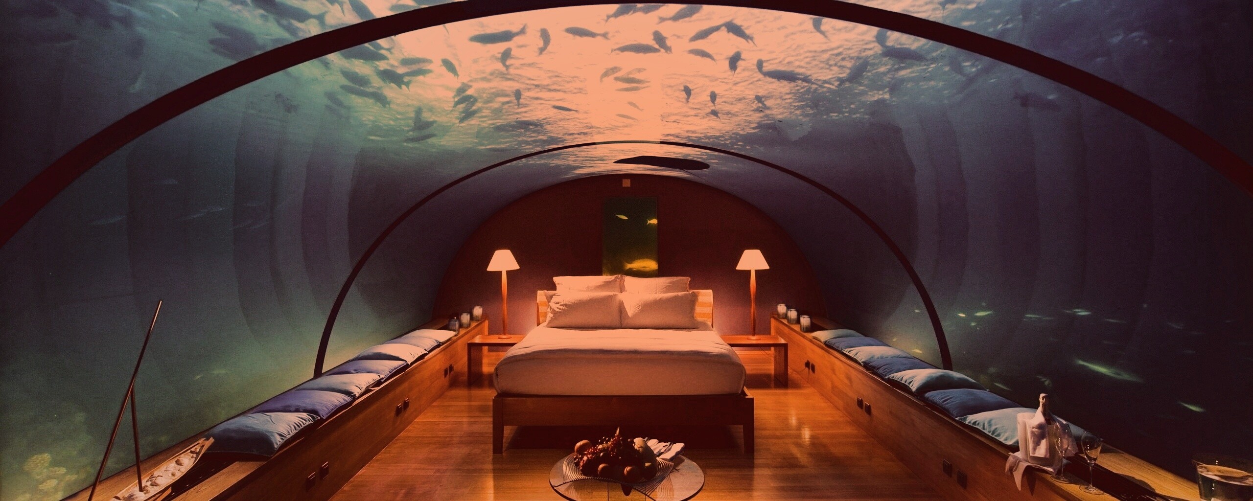 Подводные аппартаменты обои