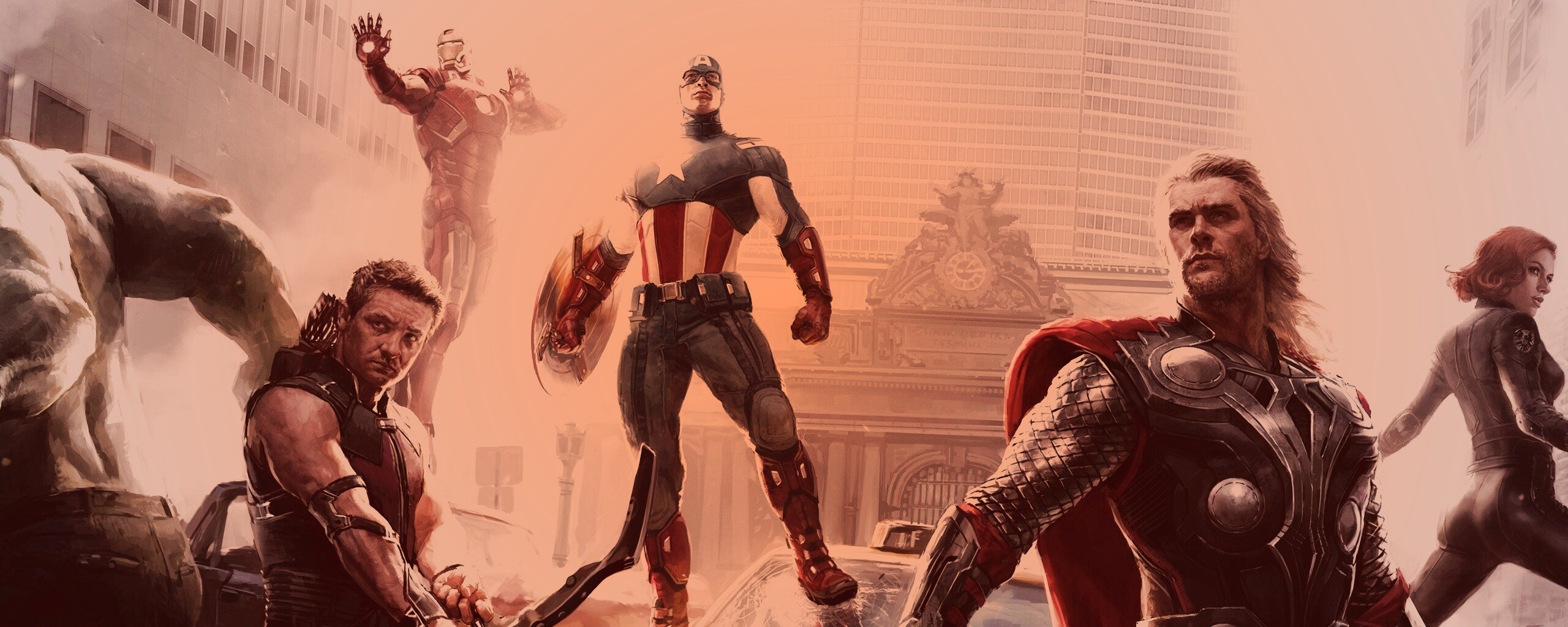 Арт к фильму Мстители обои