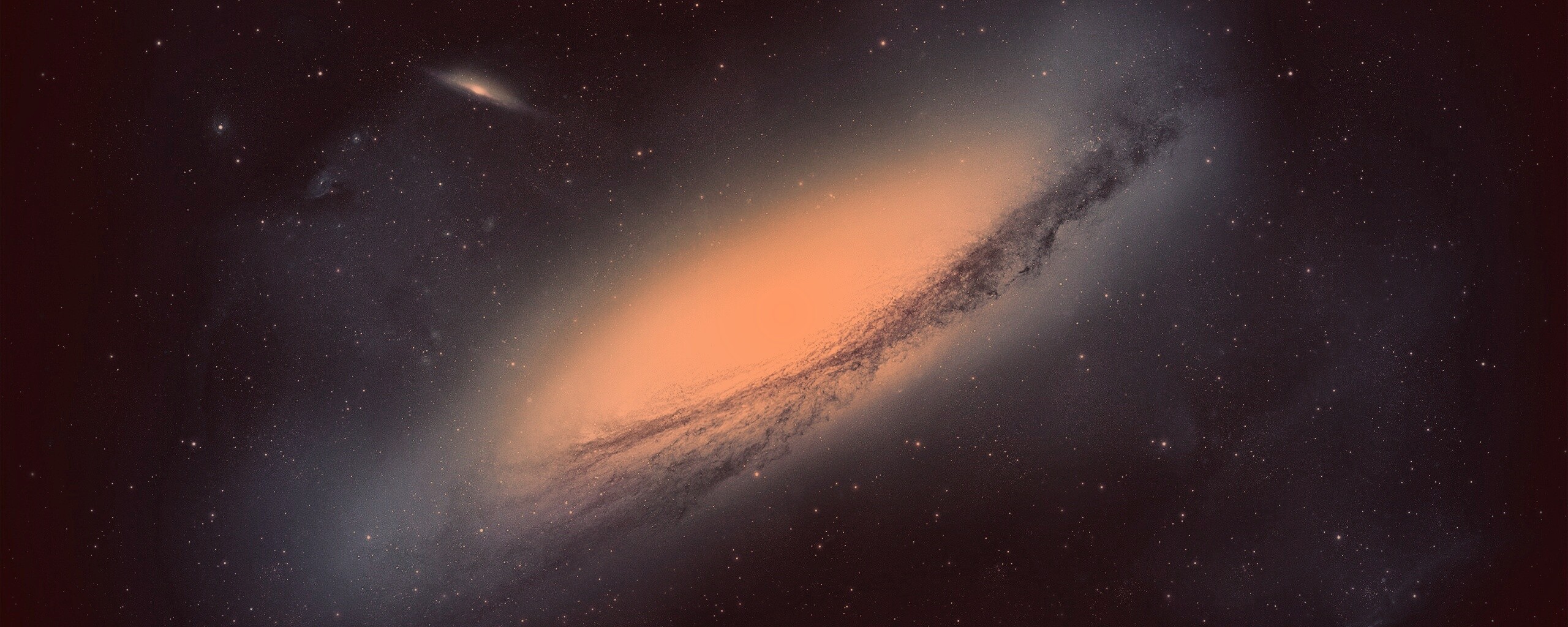Вид на галактику обои