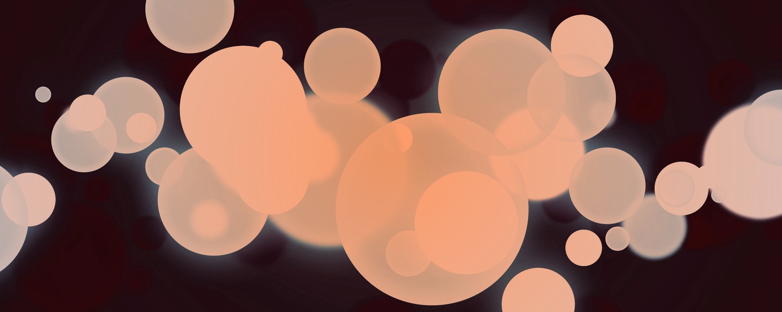 Голубые круги обои