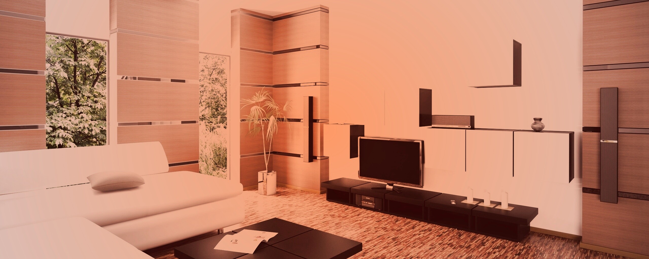 Дизайн гостиной обои