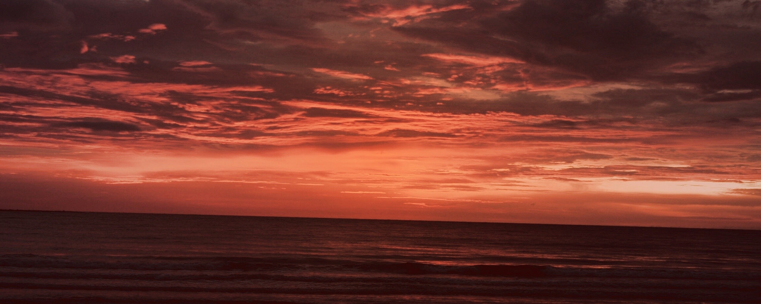 Закат на море обои