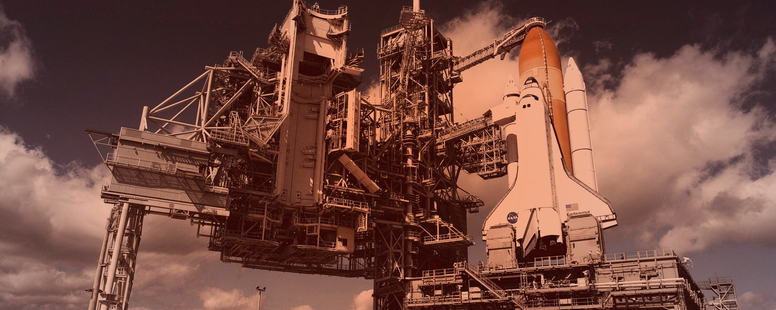 Шаттл на старте обои