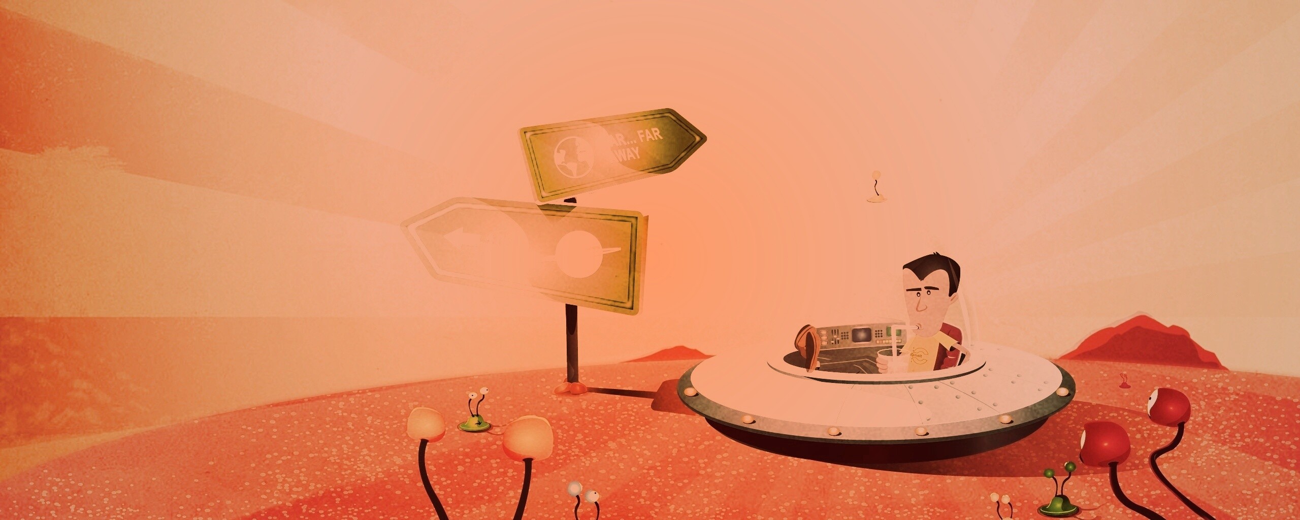 Космическое путешествие обои