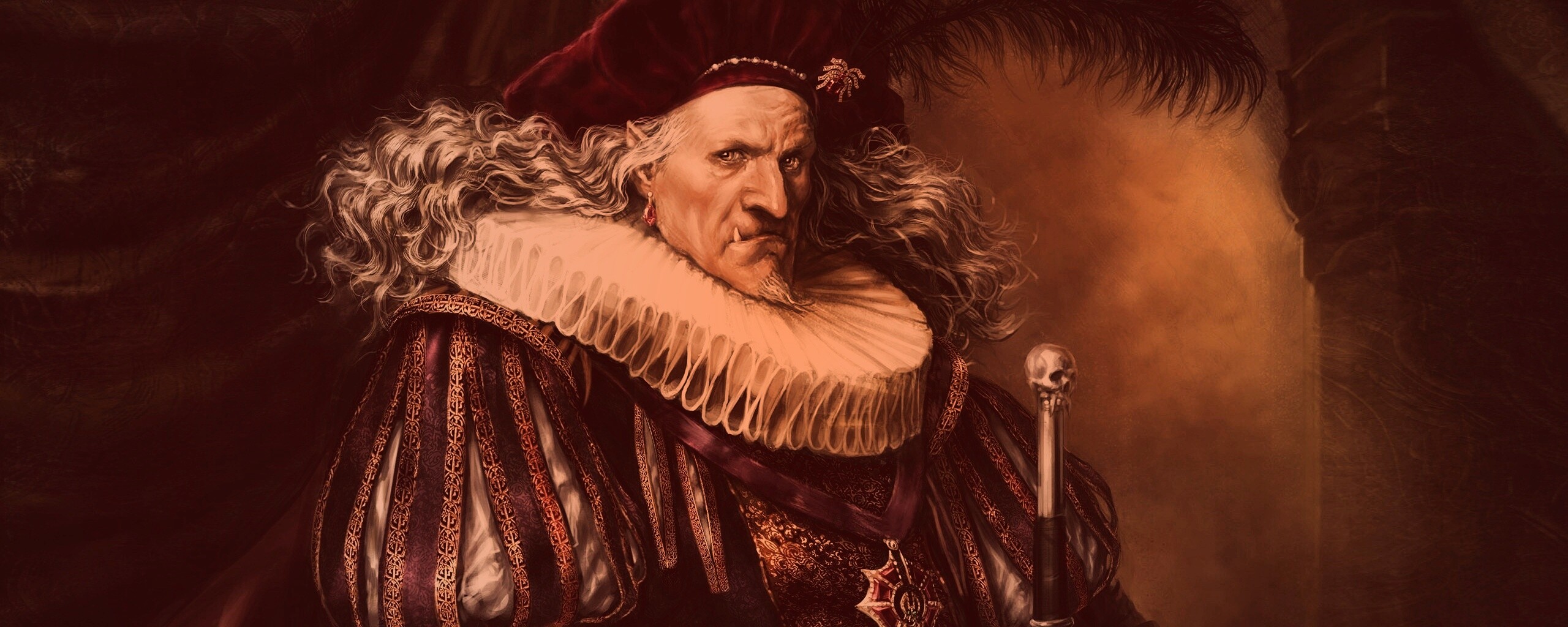 Портрет вампира обои