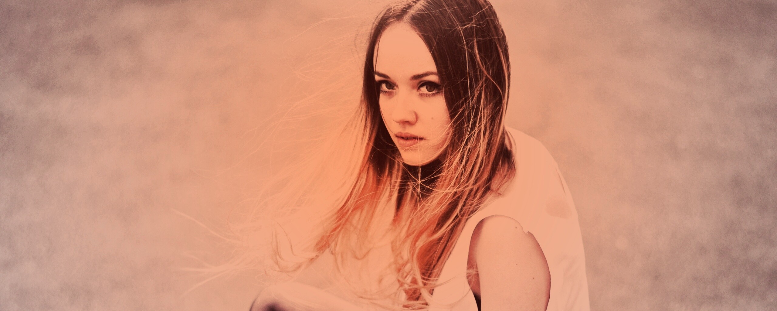 Девушка в образе модели обои