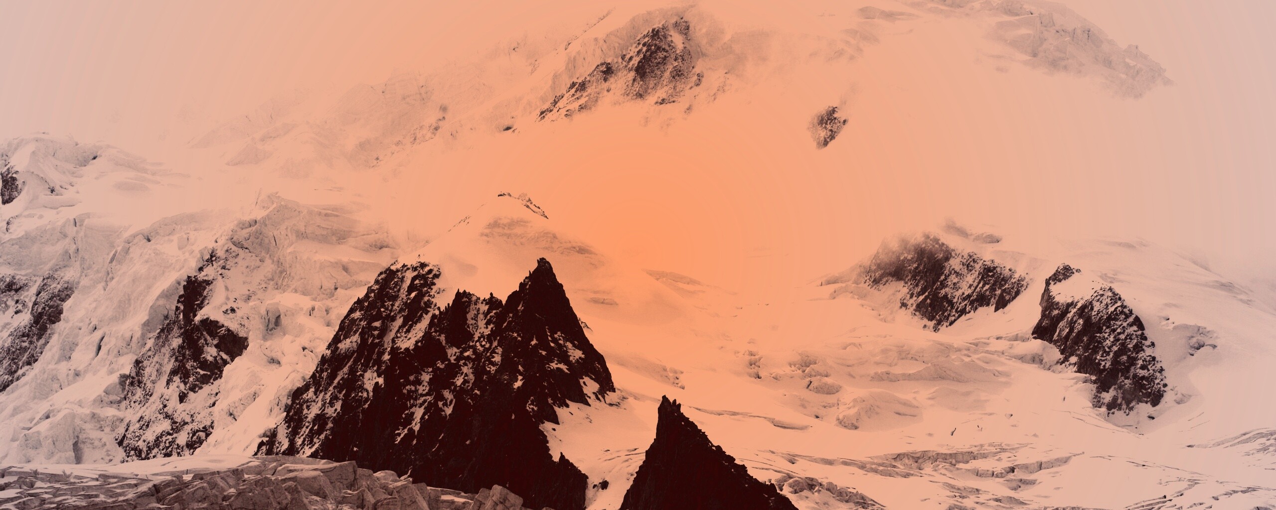 Снежные вершины обои