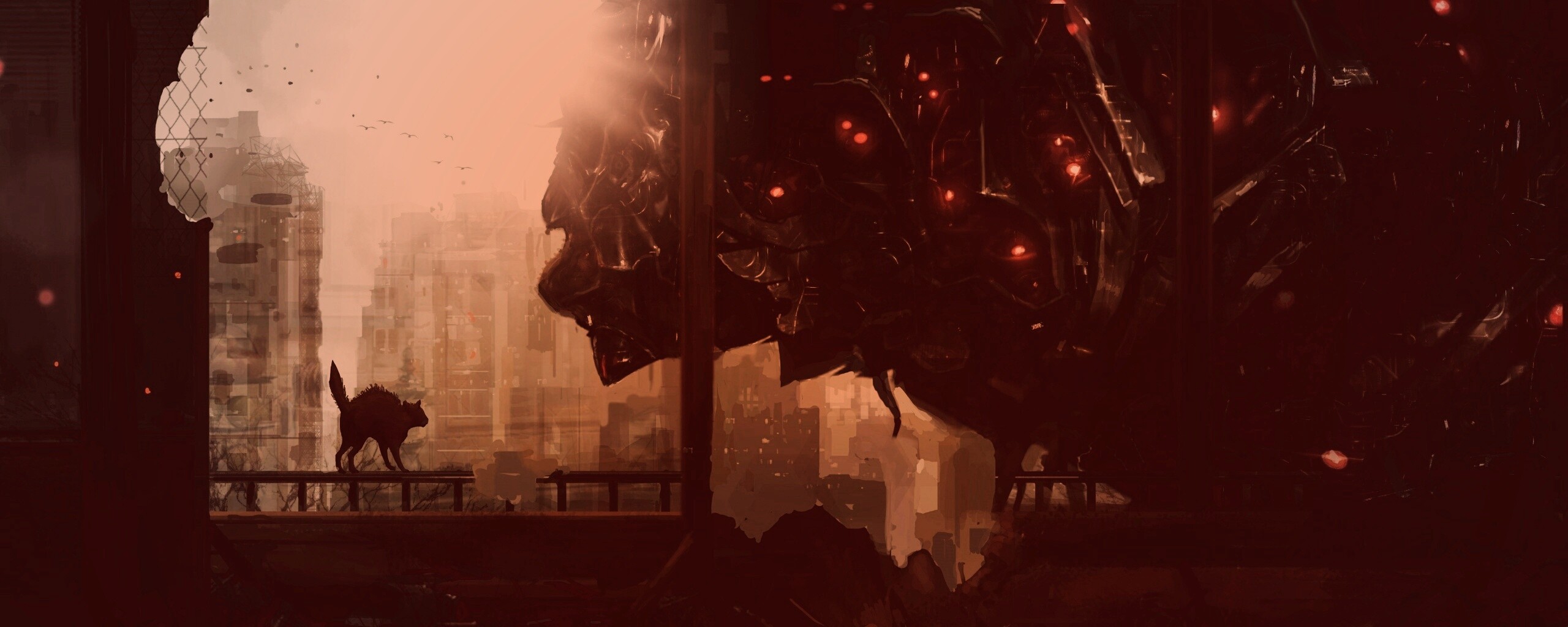 Кошкино удивление обои