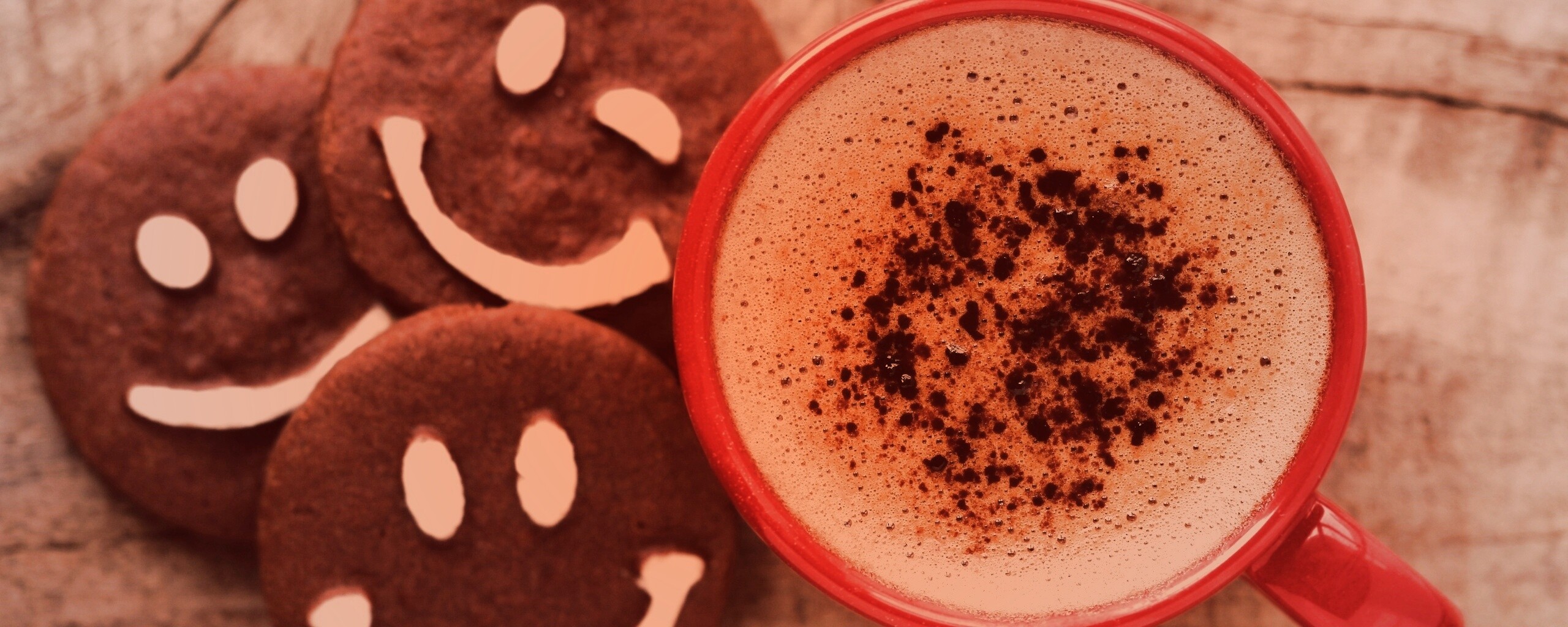 Кофе с печеньками обои