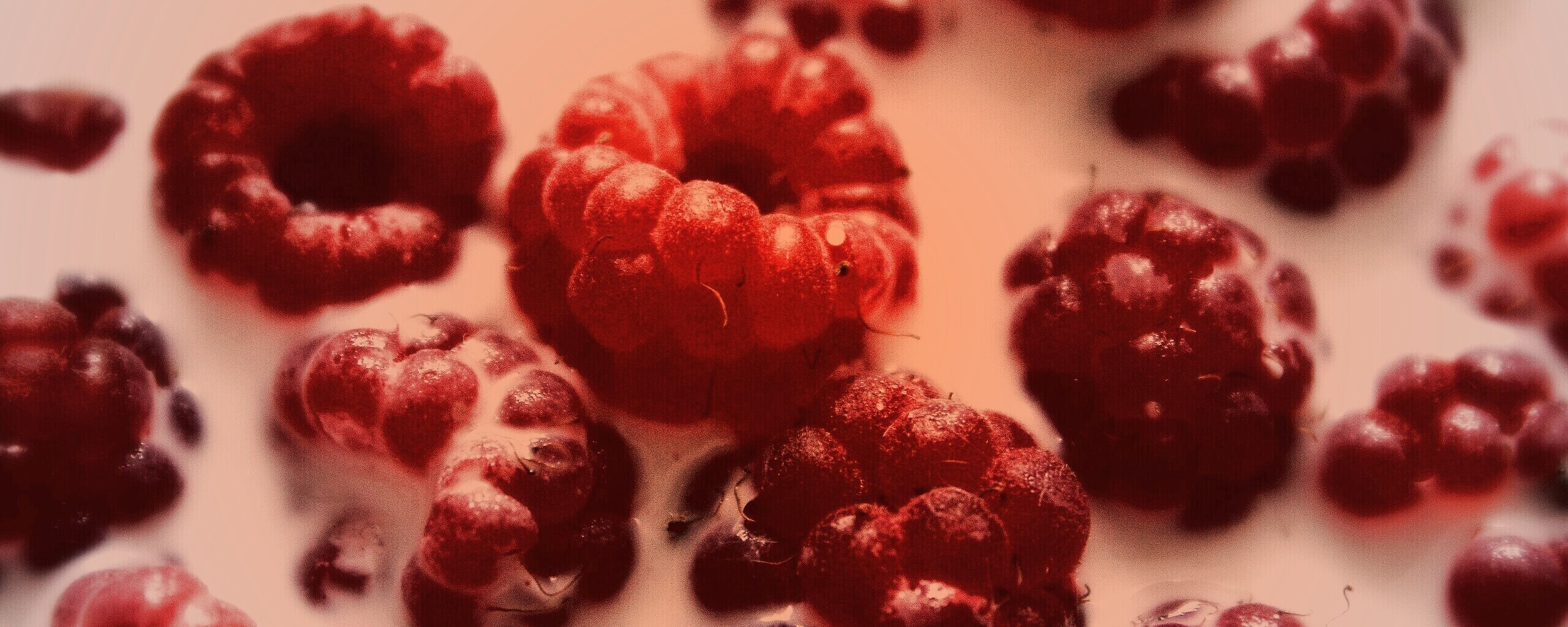 Малина в молоке обои