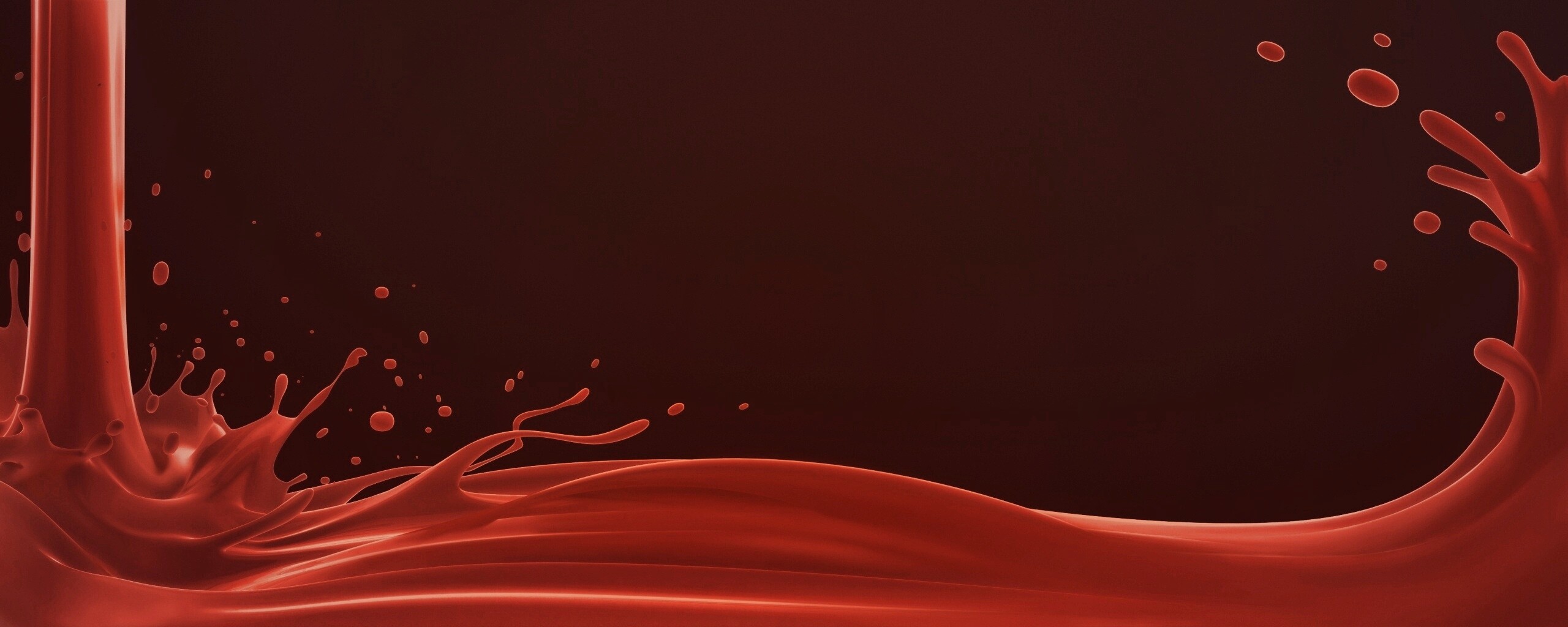 Красный всплеск обои