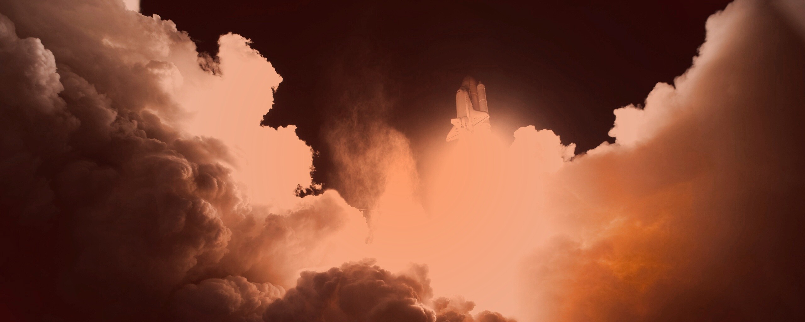 Взлет шатла обои