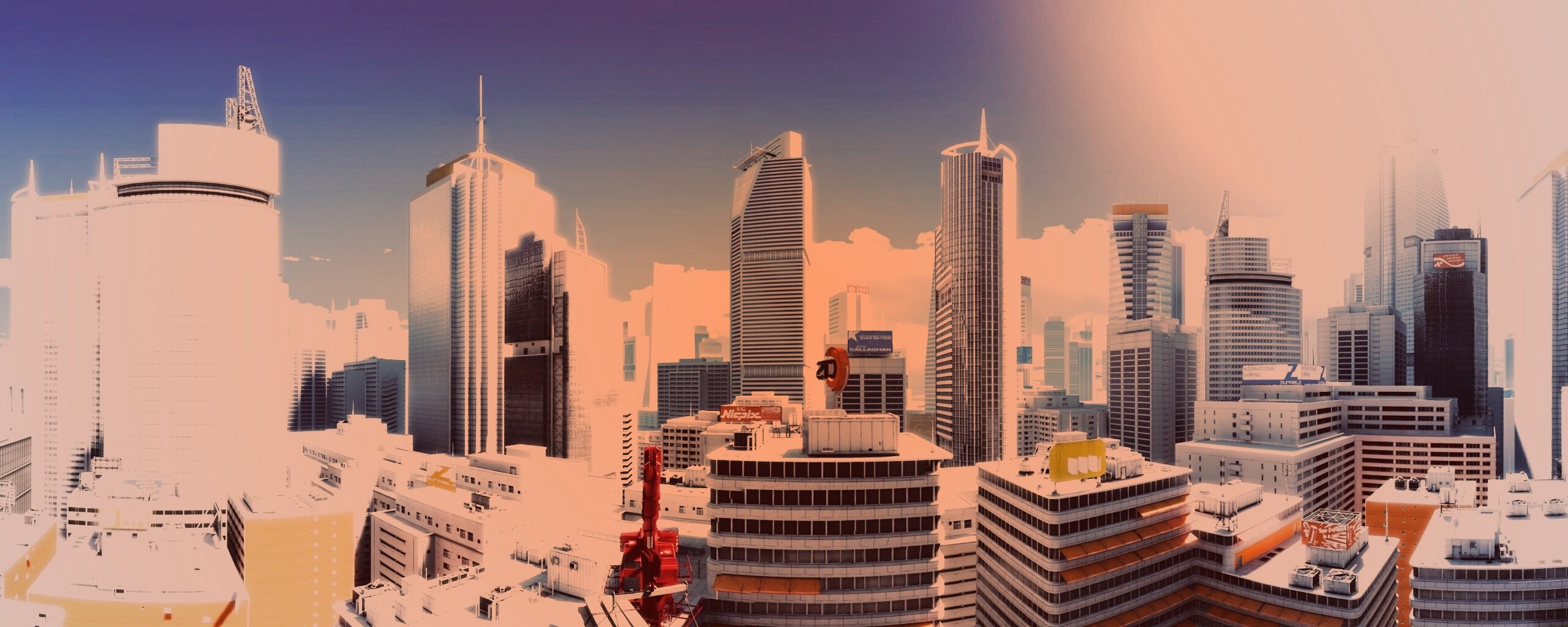 Город Mirrors Edge обои