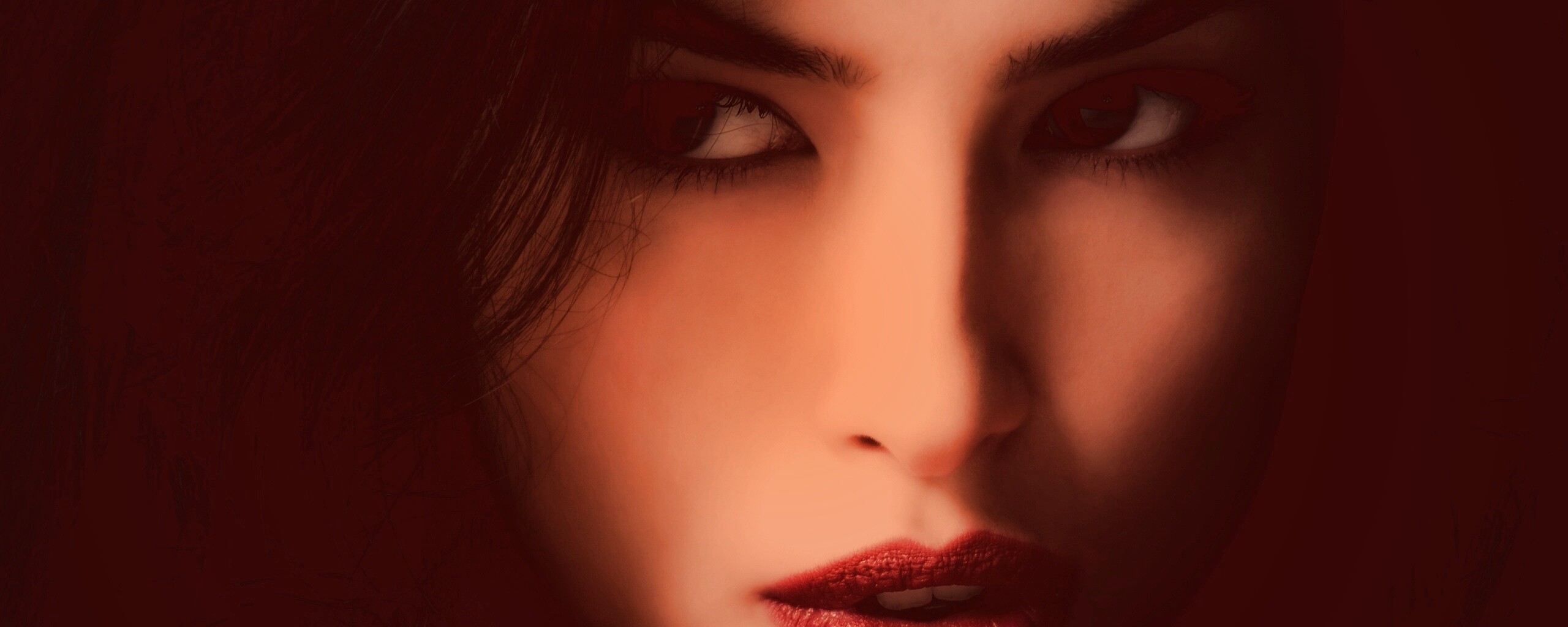 Женский взгляд обои