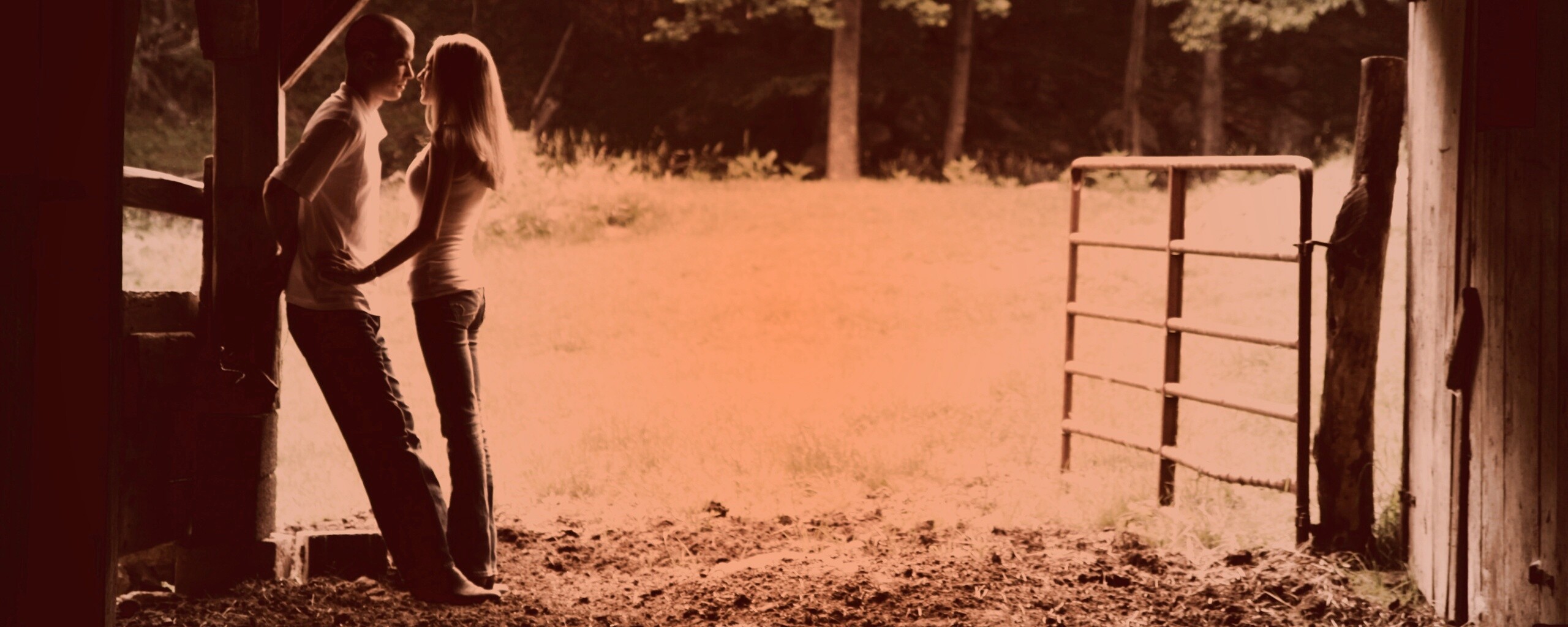 Любовь на природе обои