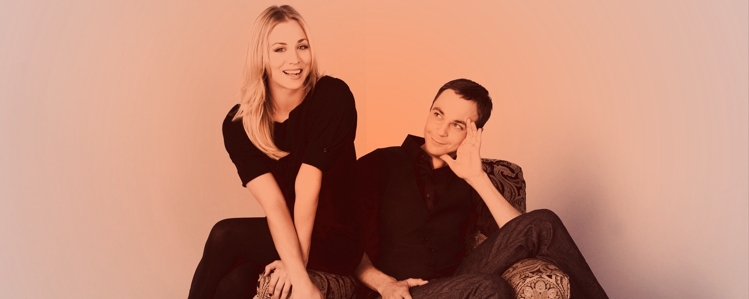 Пенни и Шелдон обои