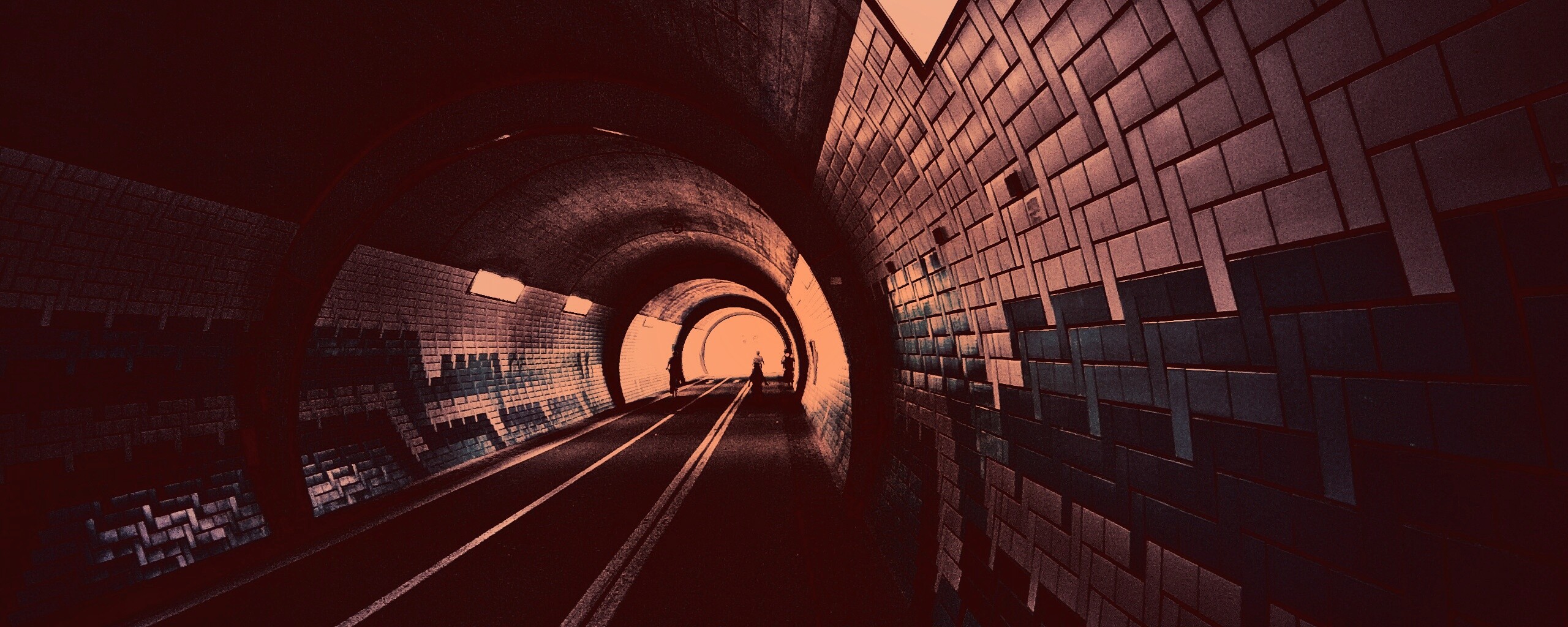 Пешеходный тоннель обои