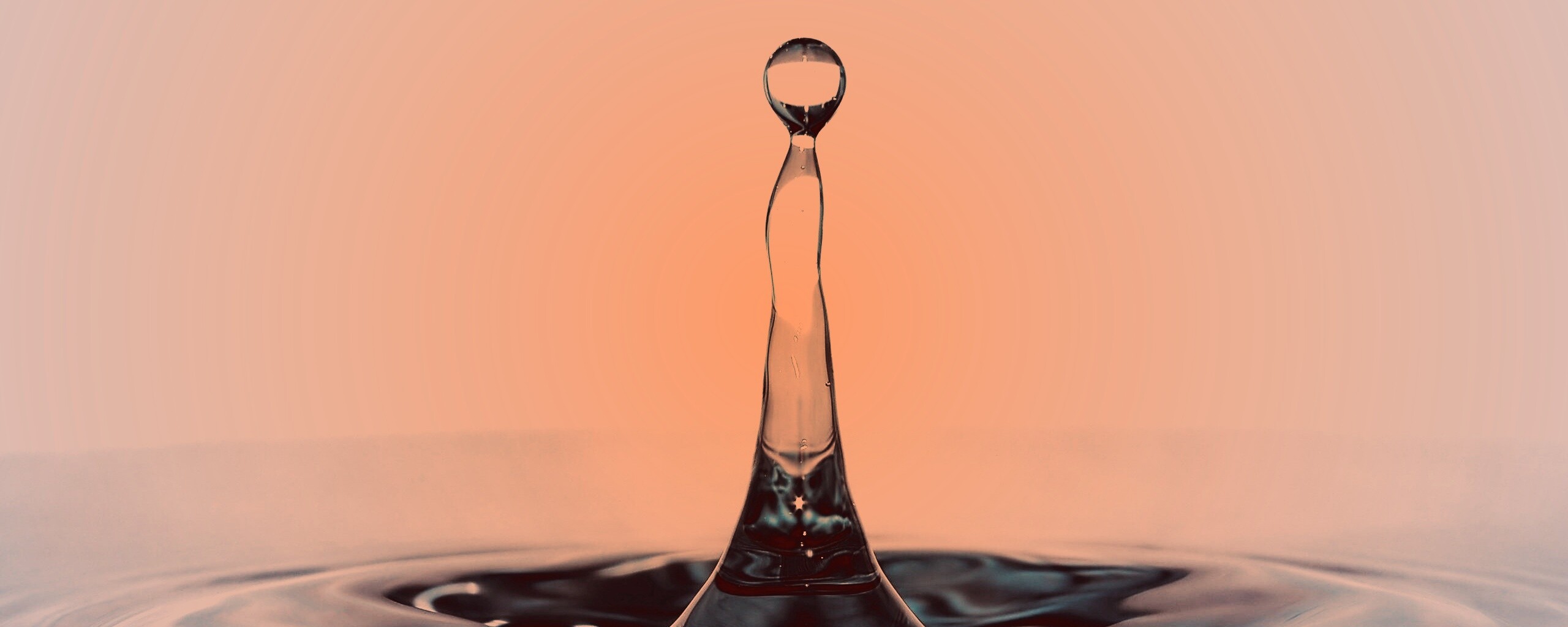 Падение капли обои