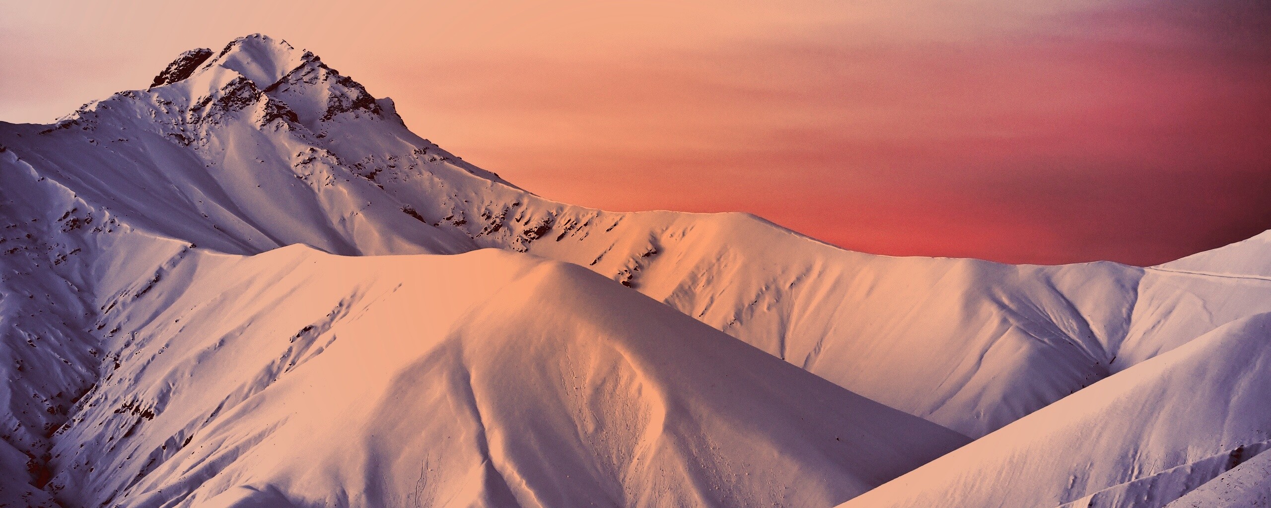 Снежные вершины обои