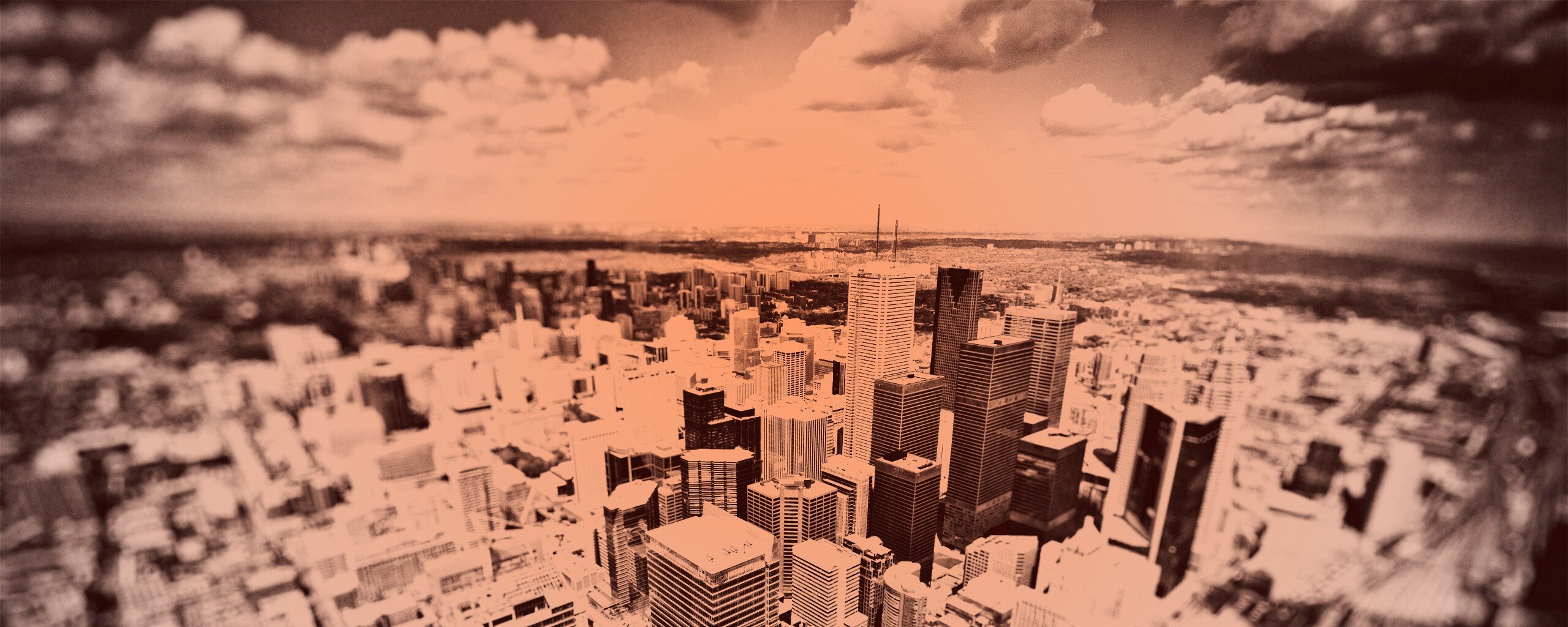 ЧБ фото города обои